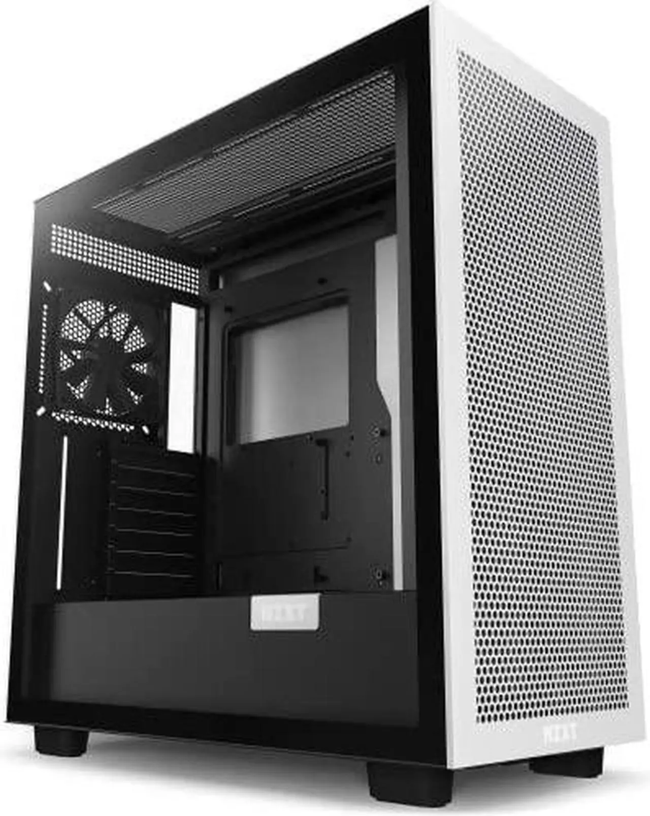 Main image of NZXT H7 Flow White & Black - Mid-Tower Airflow PC Gaming Case - Tempered Glass - Enhanced Cable Management