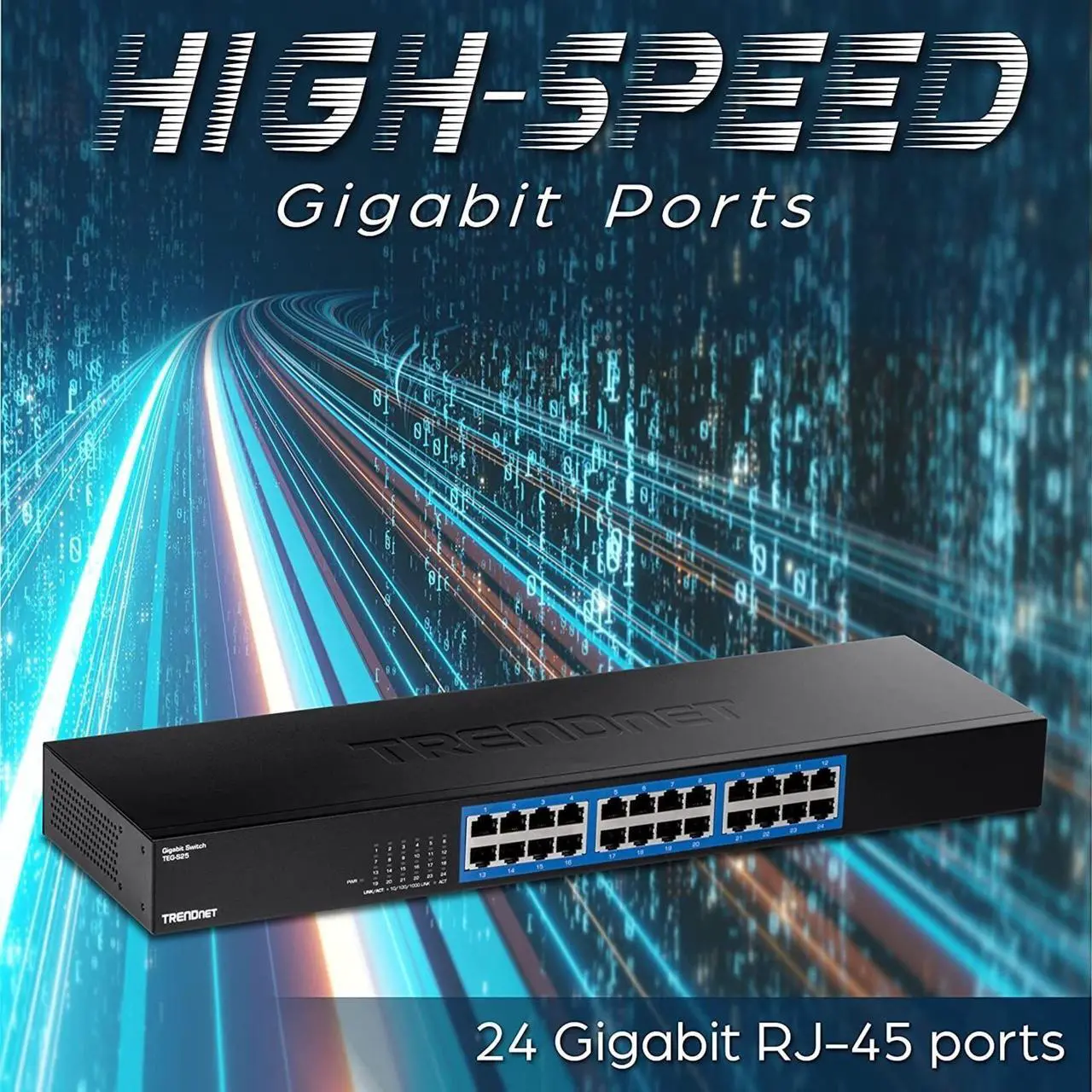 Alt view image 9 of 9 - TRENDnet TEG-S25, 24-Port Gigabit Switch