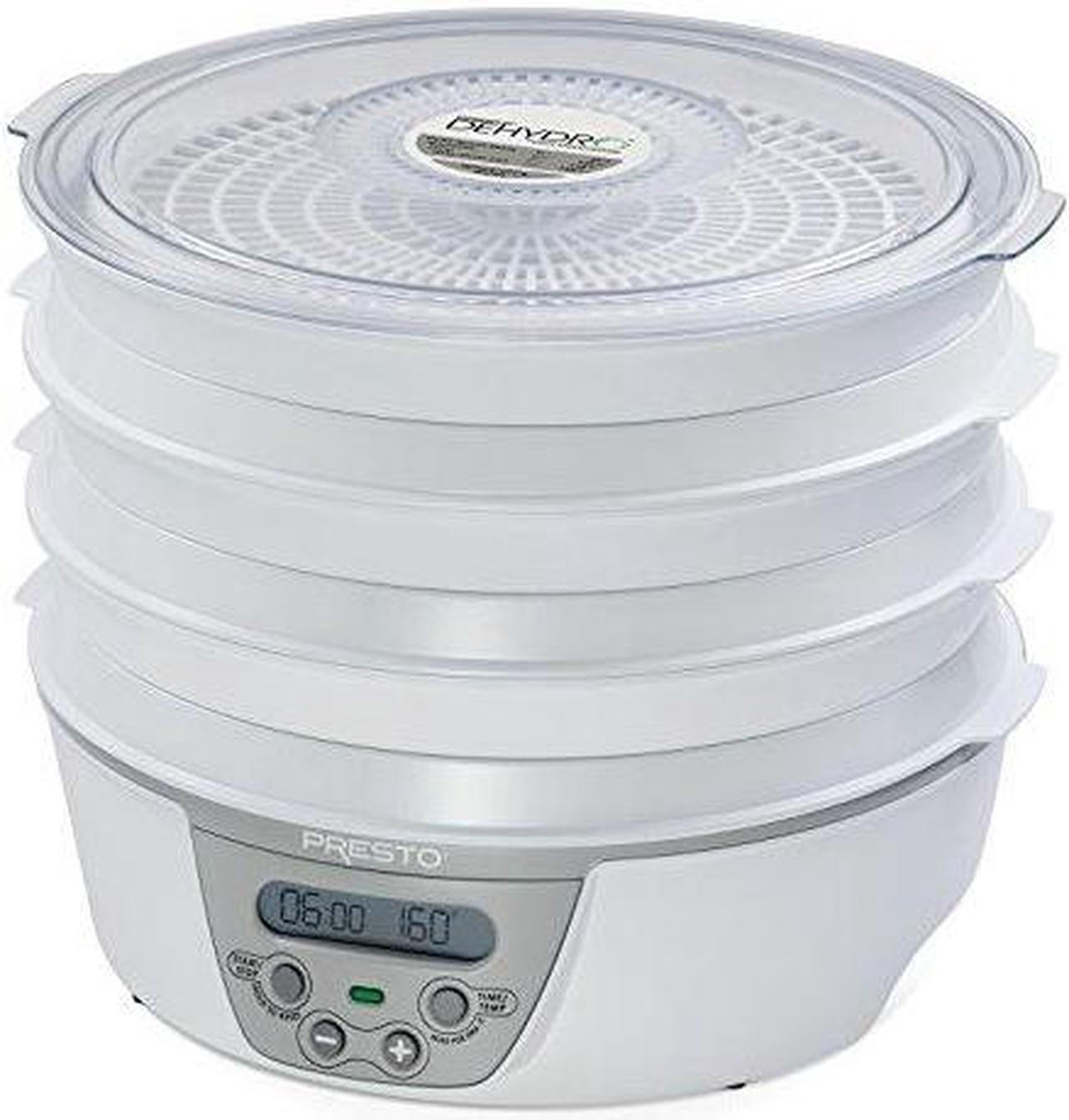 Alt view image 5 of 5 - PRESTO 06301 Dehydro Digital Electric Food Dehydrator, White