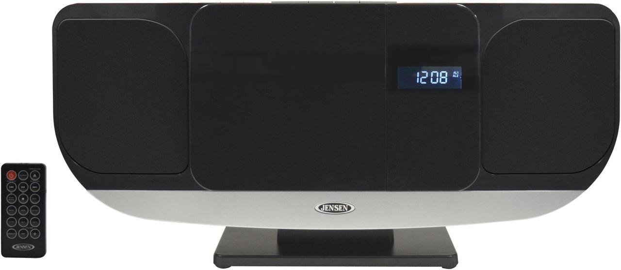 Alt view image 4 of 5 - jensen jbs-215 wall mountable bluetooth music system with mp3 cd player