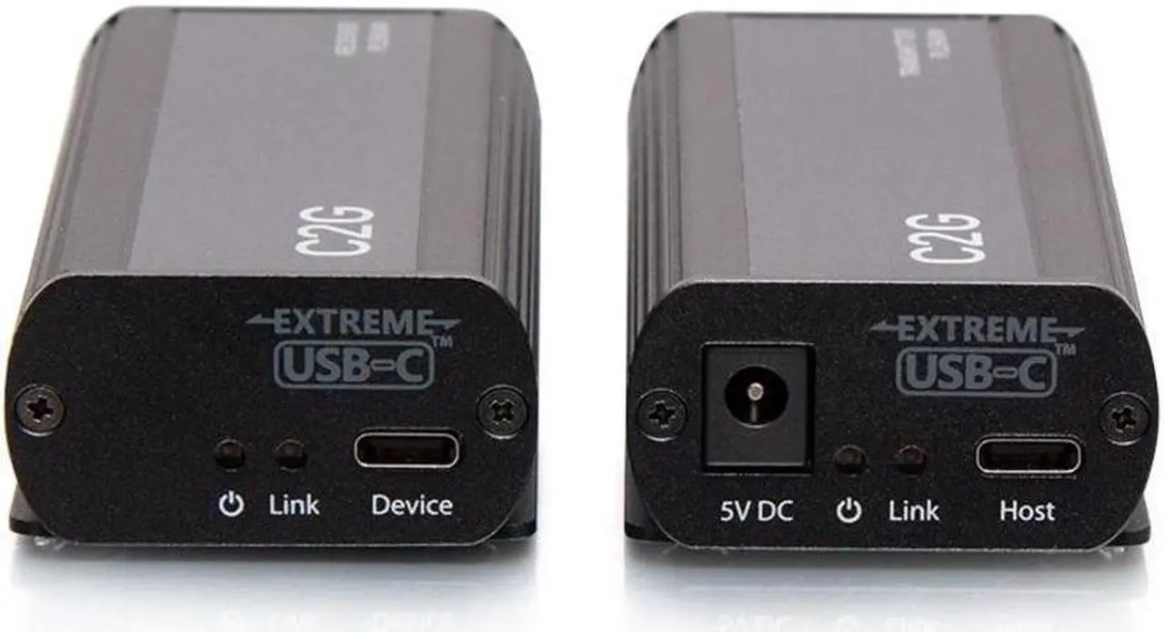 Alt view image 3 of 3 - C2G 1-Port USB-C Extender Transmitter to Receiver Kit - 5Gbps Plenum Rated