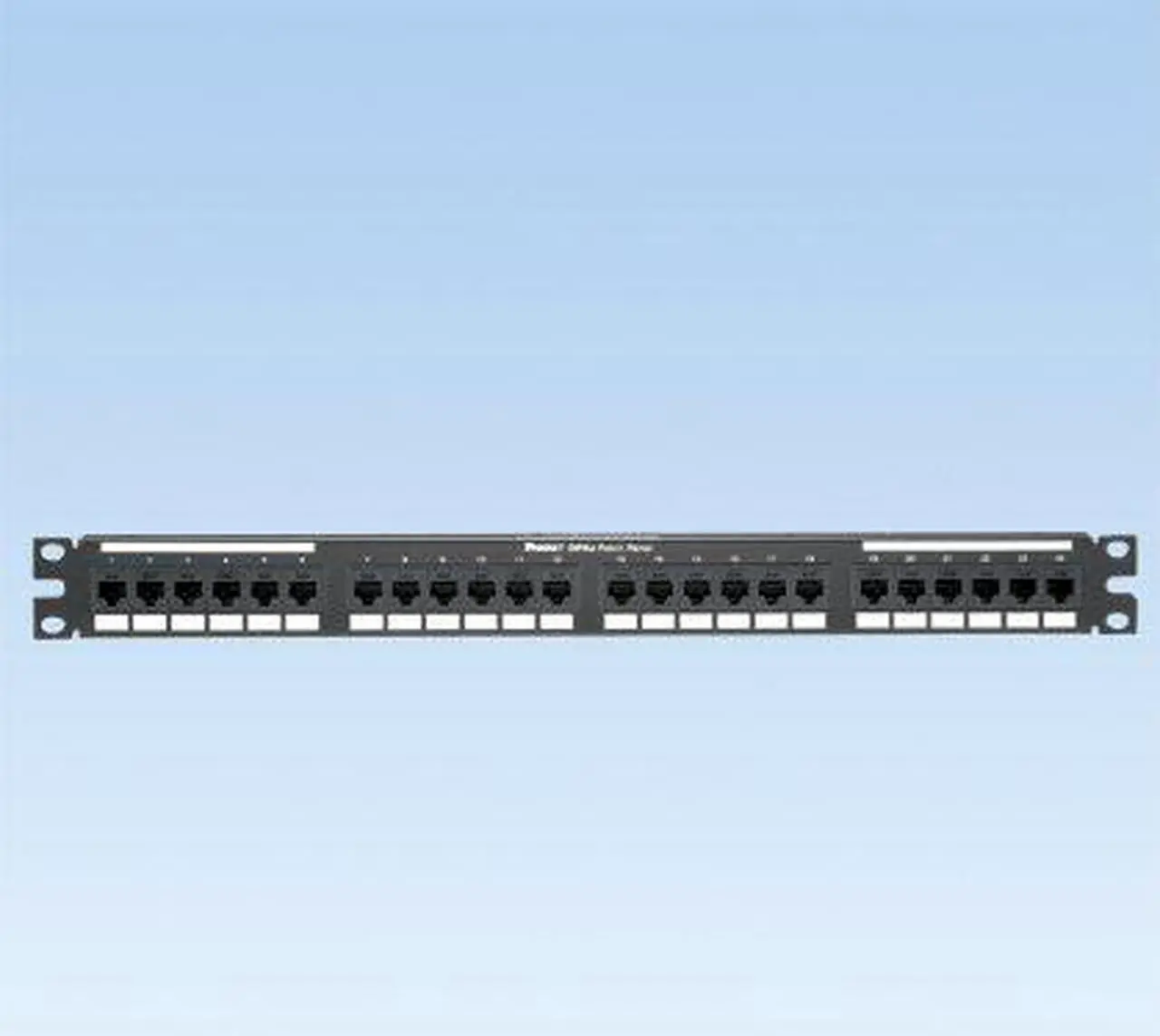Alt view image 5 of 5 - Panduit DP24688TGY Panduit DP6 24 Port Cat6 Network Patch Panel - 24 x RJ-45 - 24 Port(s) - 24 x RJ-45 - 24 x RJ-11 - 1U High - Rack-mountable