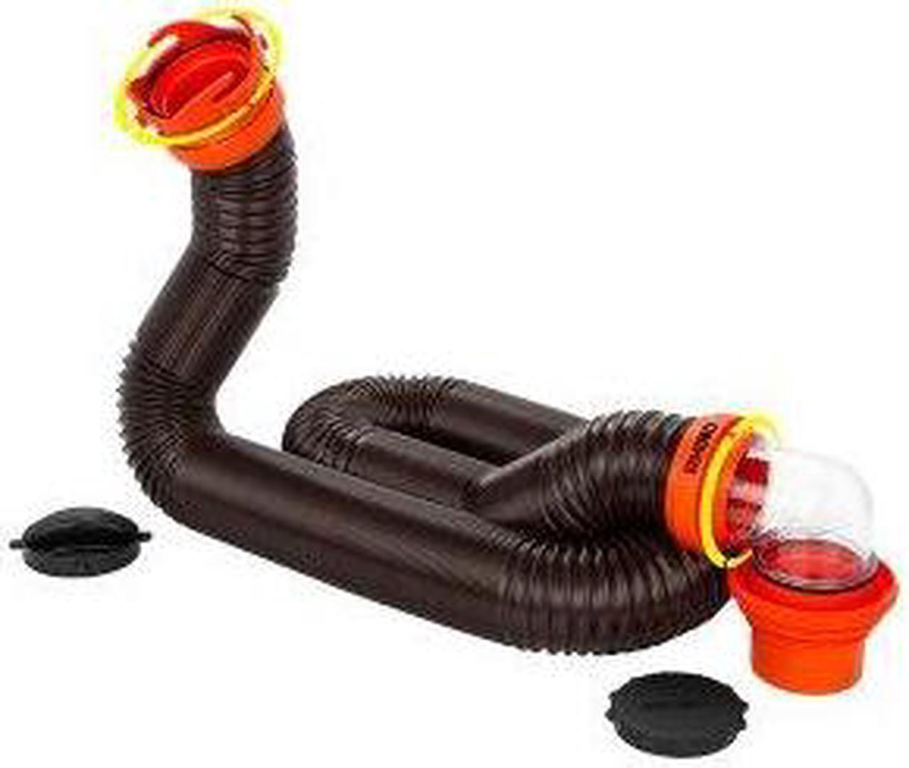 Alt view image 10 of 10 - Camco 15 Ft. RhinoFlex RV Sewer Kit 39761