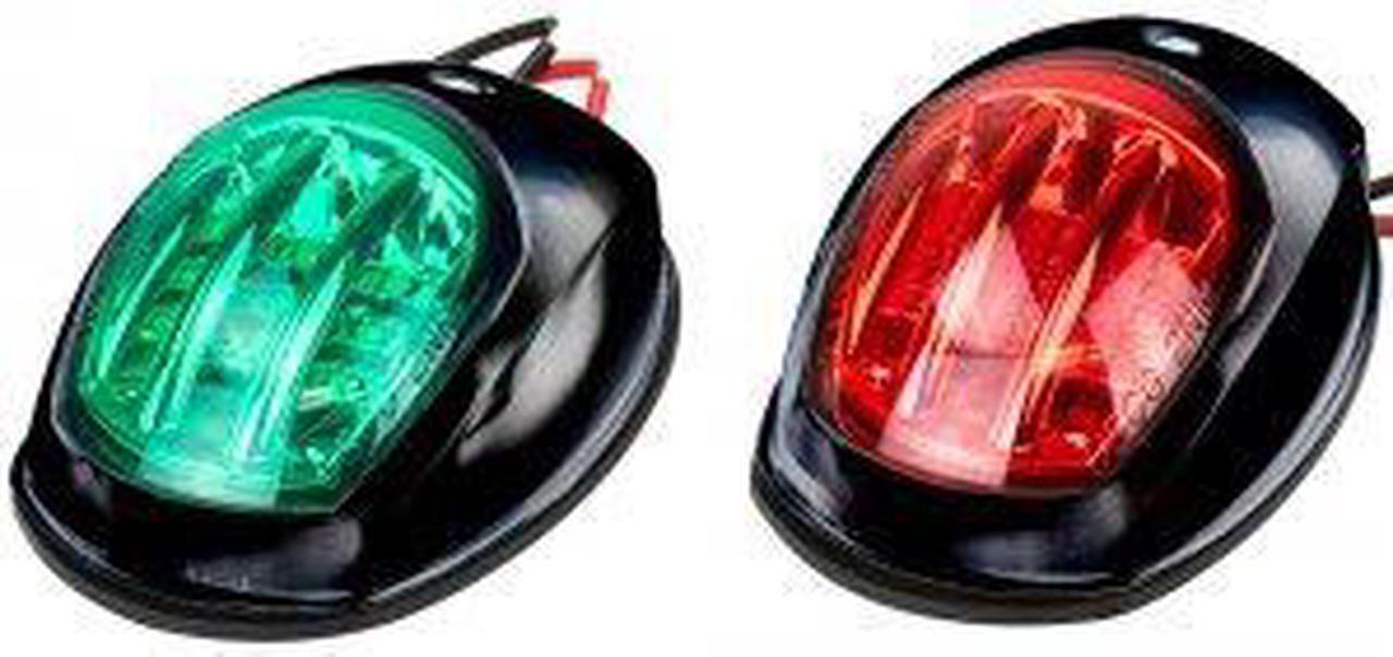 Alt view image 6 of 6 - Sea-Dog Black Led Navigation Lights - Port & Starboard