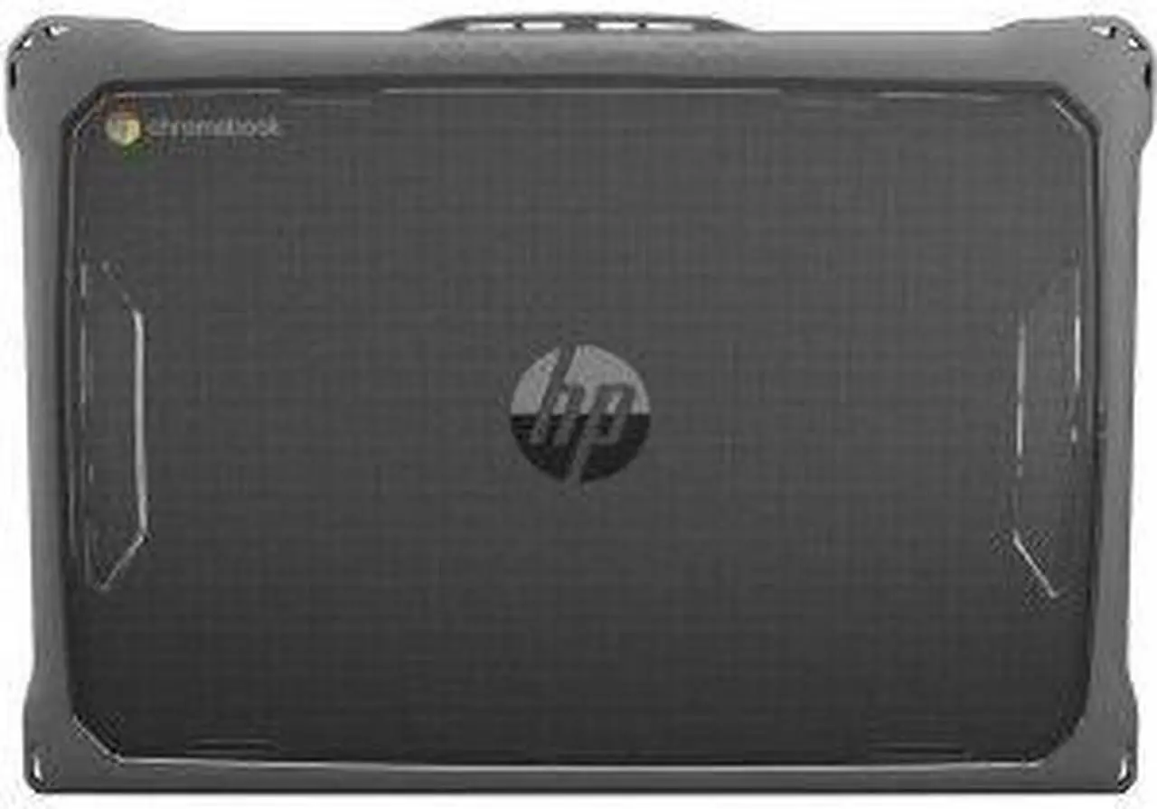 Alt view image 3 of 9 - Extreme Shell-F2 Slide Case for HP Fortis Chromebook G10 11" and Clamshell Chromebook 11" G8/G9 Gray/Clear HPESFFCBG10GRY