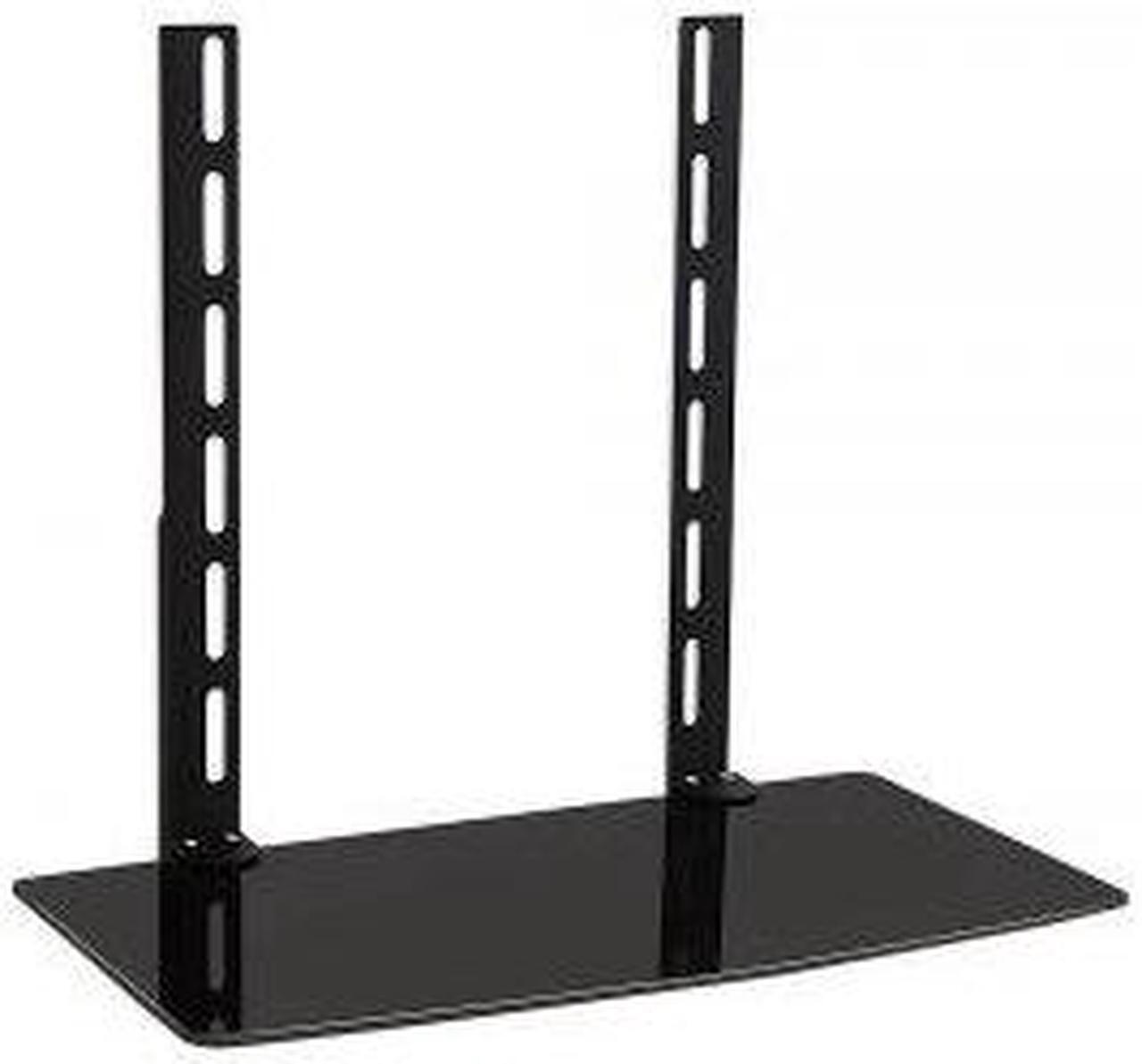 Alt view image 13 of 14 - Mount-It! TV Wall Mount Bracket for Cable Box DVD Player Stereo Components Shelf (1 Shelf) (MI-8401)
