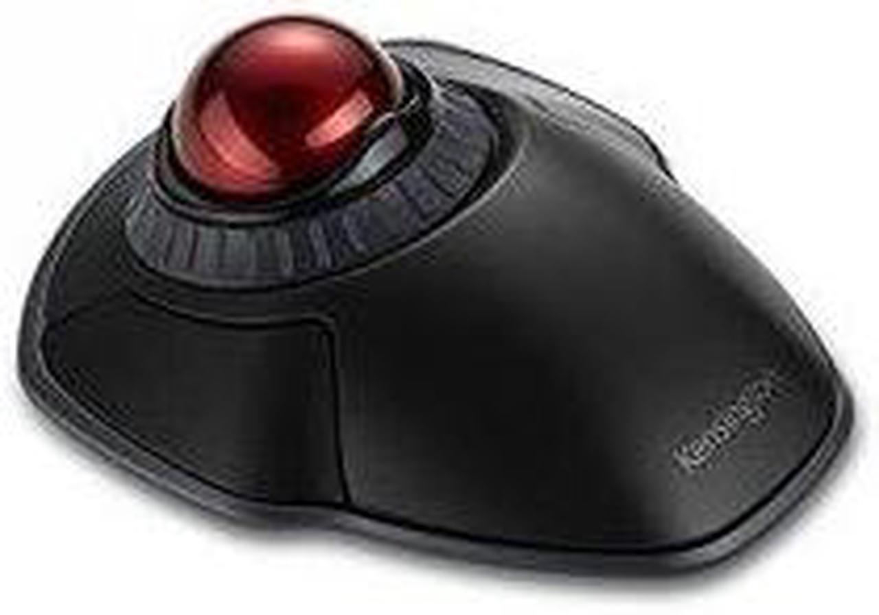 Alt view image 17 of 20 - Kensington Orbit Wireless Trackball with Scroll Ring - Black - Optical - Wireless - Bluetooth - 2.40 GHz - Black, Red - 1600 dpi - Scroll Ring, Scroll Ball - Symmetrical