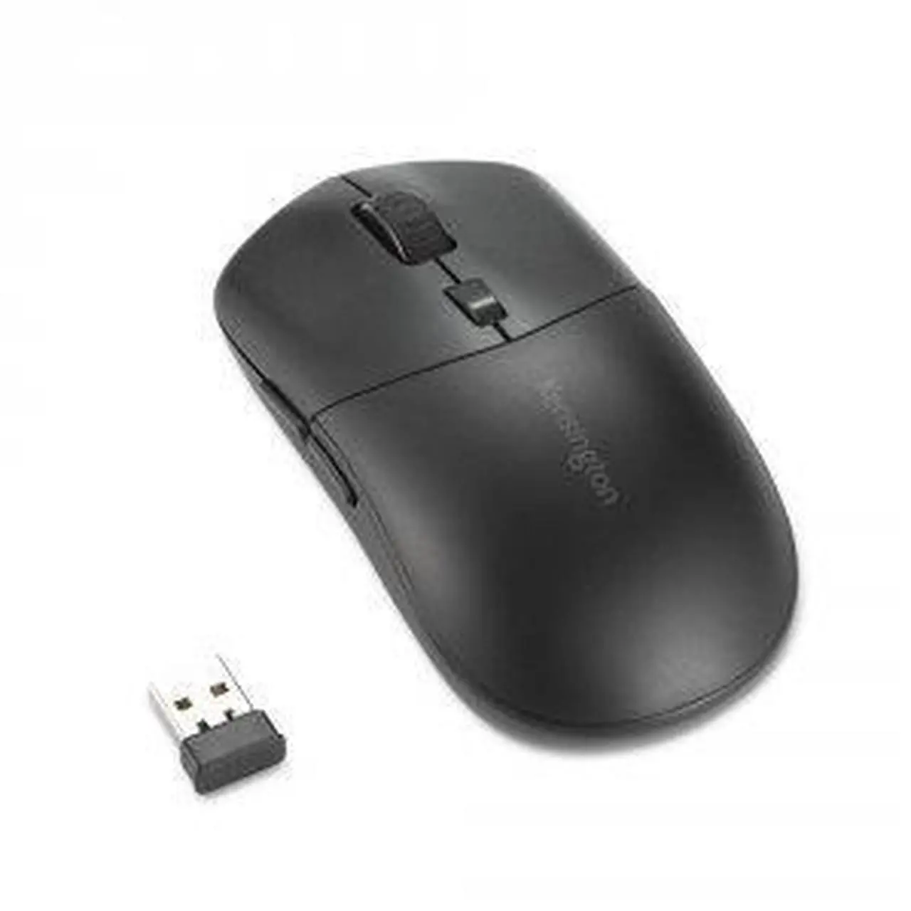 Alt view image 10 of 10 - Kensington MY430 Mouse - Optical - Wireless - Bluetooth - 2.40 GHz - Rechargeable - USB - 2400 dpi - 6 Button(s) - 5 Programmable Button(s)