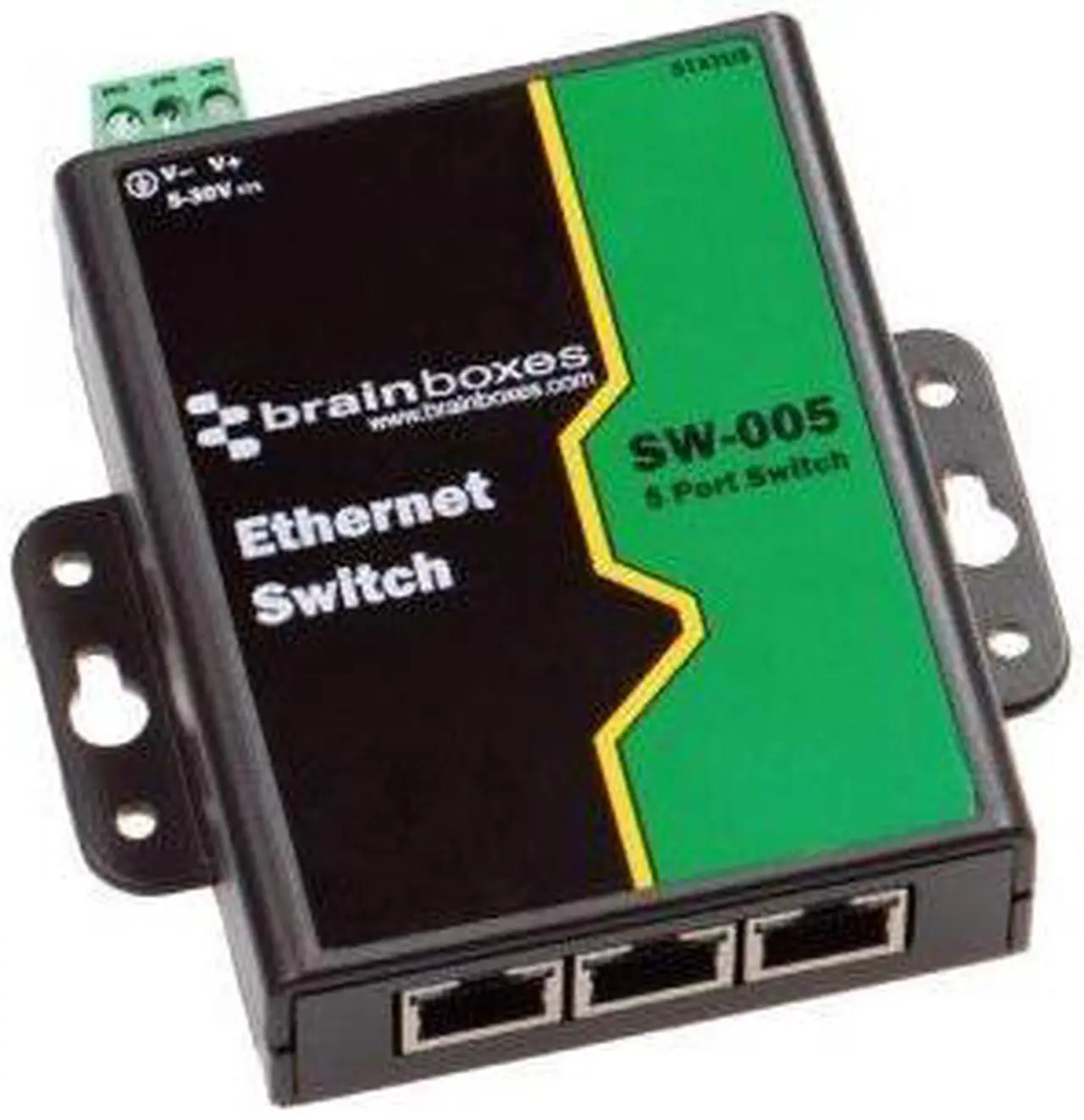 Alt view image 13 of 20 - Brainboxes SW-005 Unmanaged Ethernet Switch 5 Ports