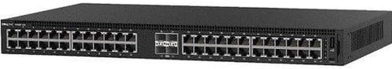Alt view image 3 of 6 - Dell - 386WH - Dell EMC Networking N1148T-ON - Switch - managed - 48 x 10/100/1000 + 4 x 10 Gigabit SFP+ -