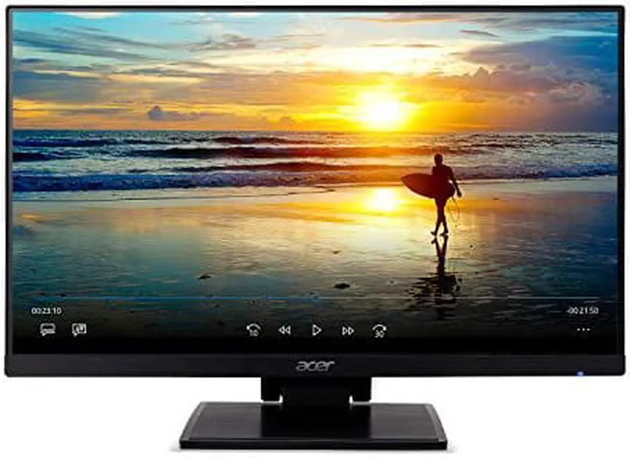 Alt view image 6 of 6 - Acer UT241Y 23.8" 1920 x 1080 Full HD LED LCD IPS  Monitor - 16:9 - 4ms GTG -16.7 Million Colors-250 Nit - 4ms-60 Hz -HDMI -VGA