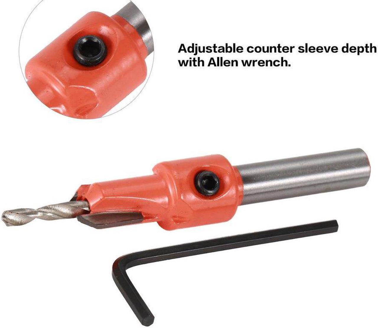 Alt view image 3 of 7 - Alloy Drill Bit 3.2mm*10mm Pilot Hole Saw Countersink Woodworking Chamfering Drilling Holes Accessories Wood Power Rotary Tool