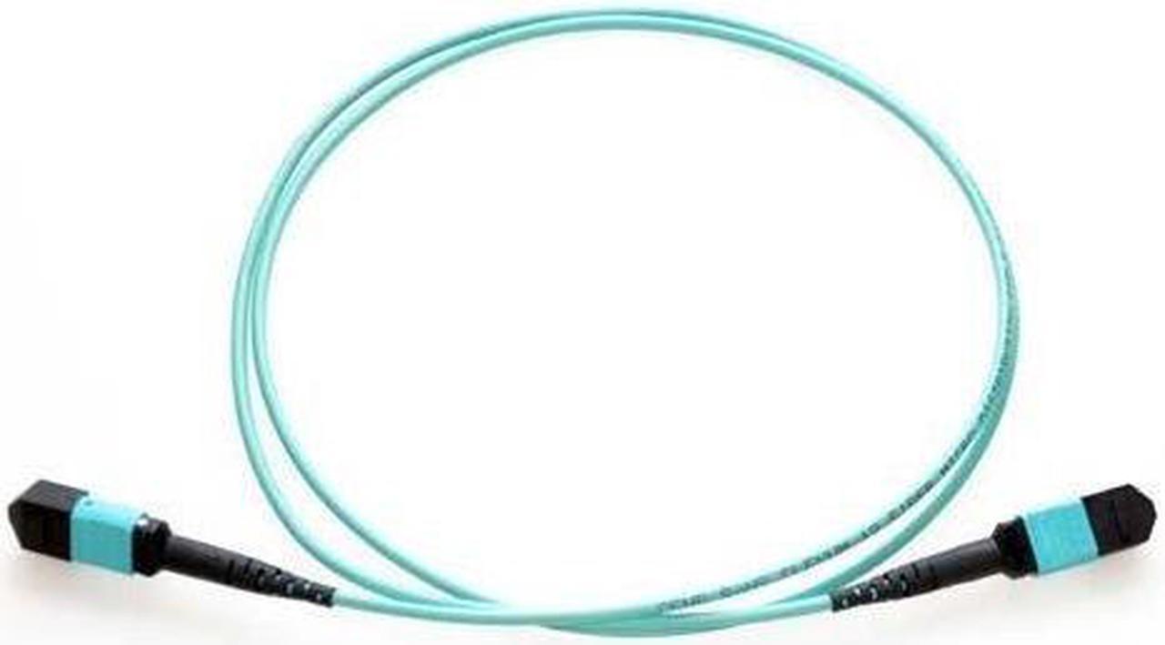 AXIOM MPO FEMALE/MPO MALE MULTIMODE OM3 50/125 FIBER OPTIC CABLE - 9M