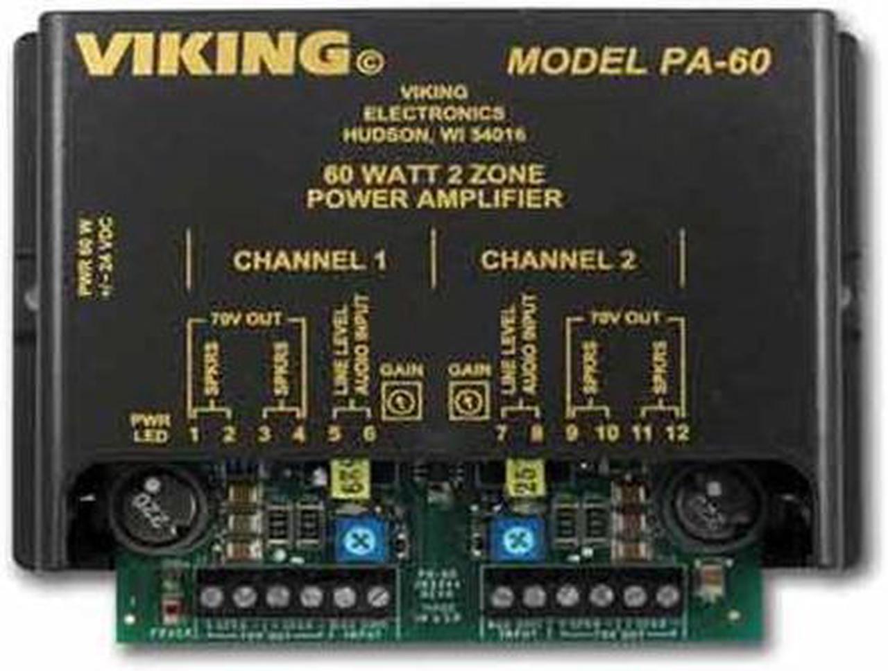 Alt view image 5 of 5 - Viking Electronics - PA-60 - Viking Electronics PA-60 60 watt power amp