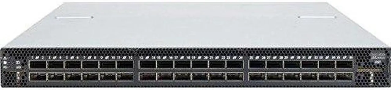 Main image of MELLANOX TECHNOLOGIES Switch-IB -2 Based EDR InfiniBand 1U Switch, 36 QSFP28 Ports, 2 Power Supplies (AC), x86 Dual Core, Standard Depth, P2C Airflow, Rail Kit, RoHS6