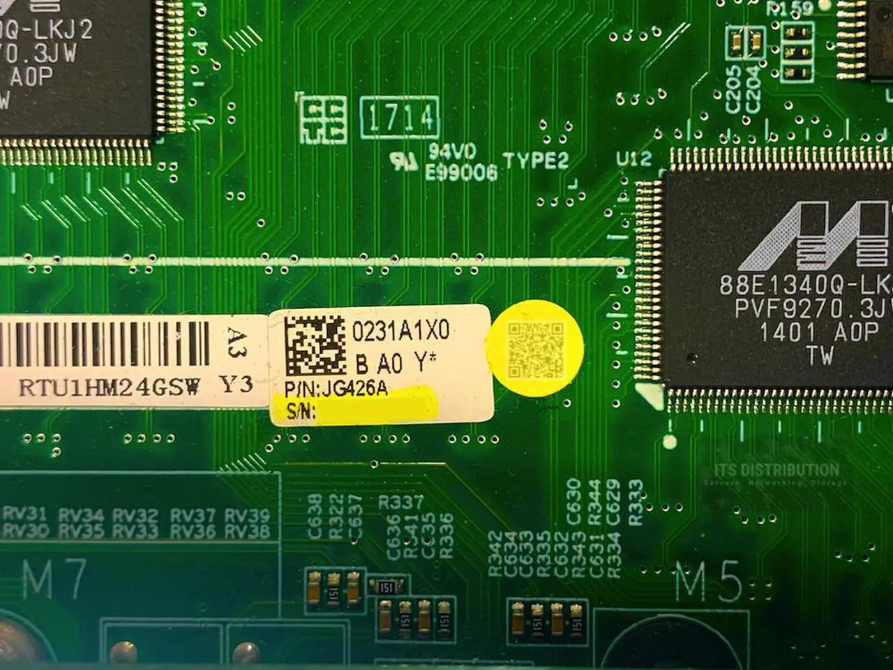 Alt view image 2 of 2 - HP MSR 24-Port Gig-T Switch HMIM Module (JG426A)