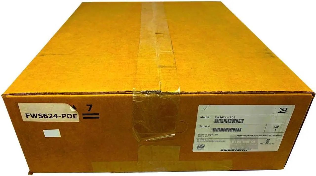 Alt view image 2 of 3 - Brocade FastIron FWS624 Workgroup Switch 80-1003145-03 (FWS624-POE)