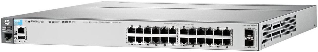 Main image of Factory Sealed Renew HPE Aruba 3800 24G 2SFP+ Switch (J9575A)