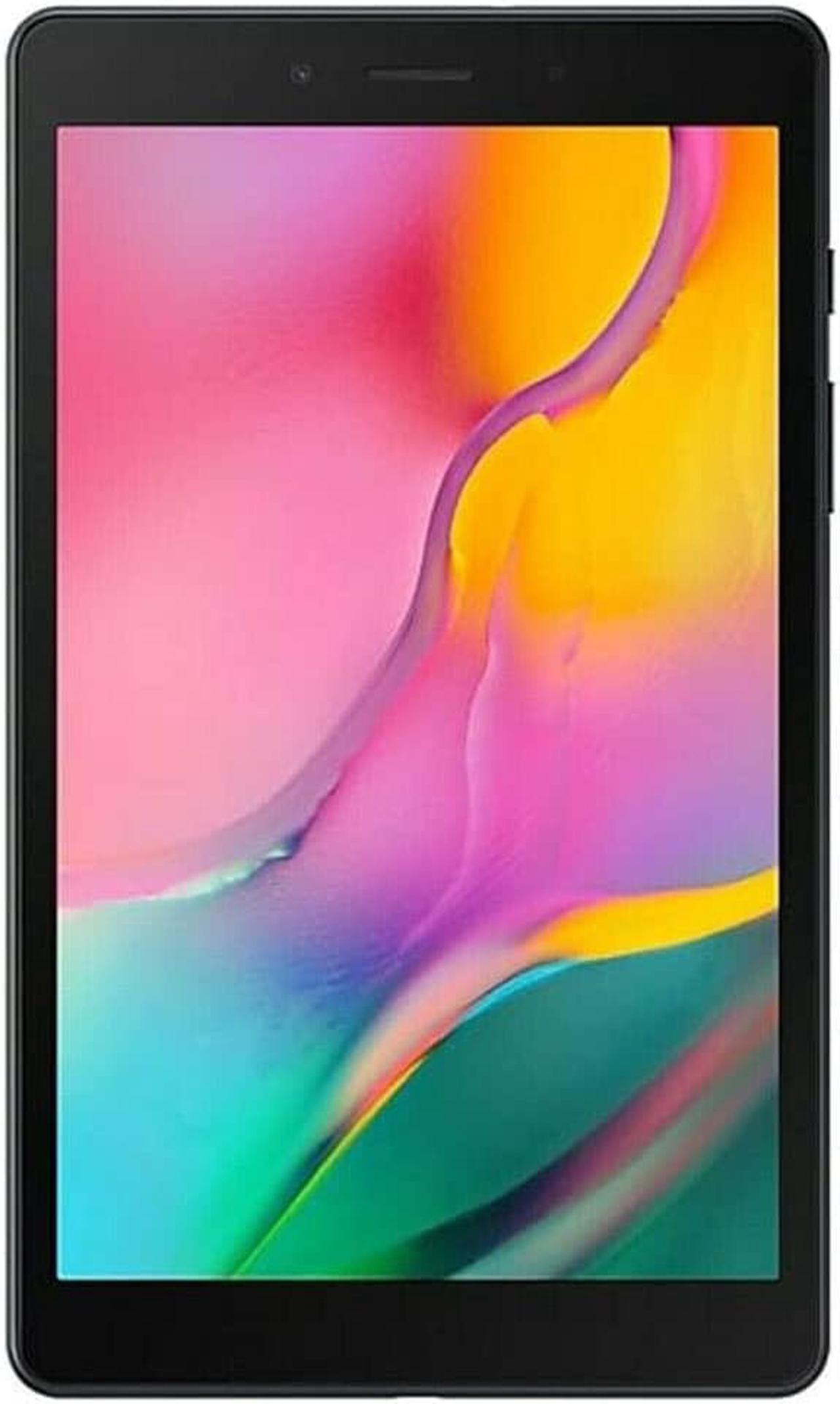 Samsung Galaxy Tab A 8.0" 2019, WiFi + Cellular 32GB 5100mAh Battery 4G LTE SM-T295 Premium Metal Body Tablet - Carbon Black - International Version