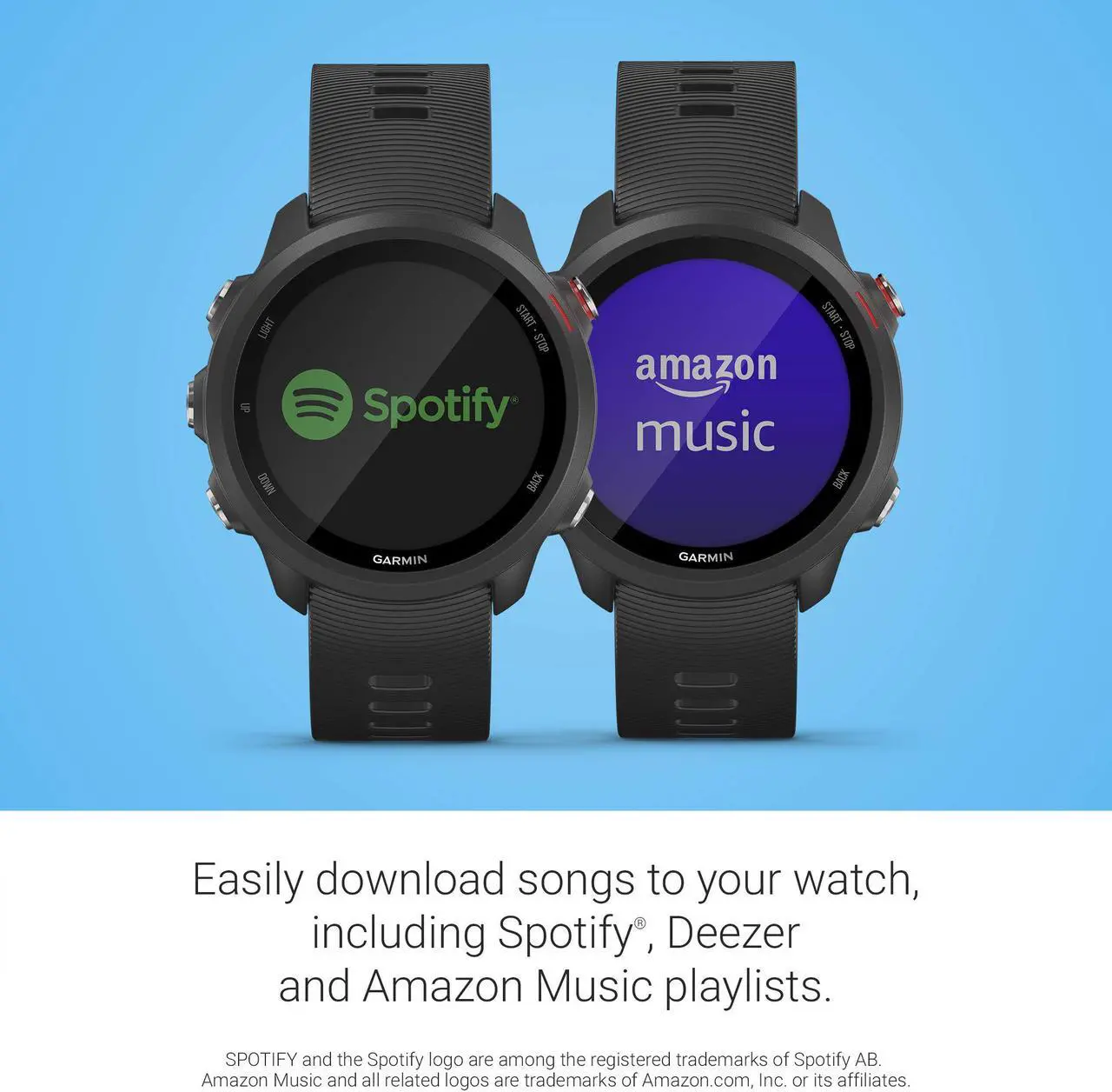 Alt view image 3 of 20 - Garmin Forerunner 245 Music Black Forerunner 245 Music GPS Running Smartwatch