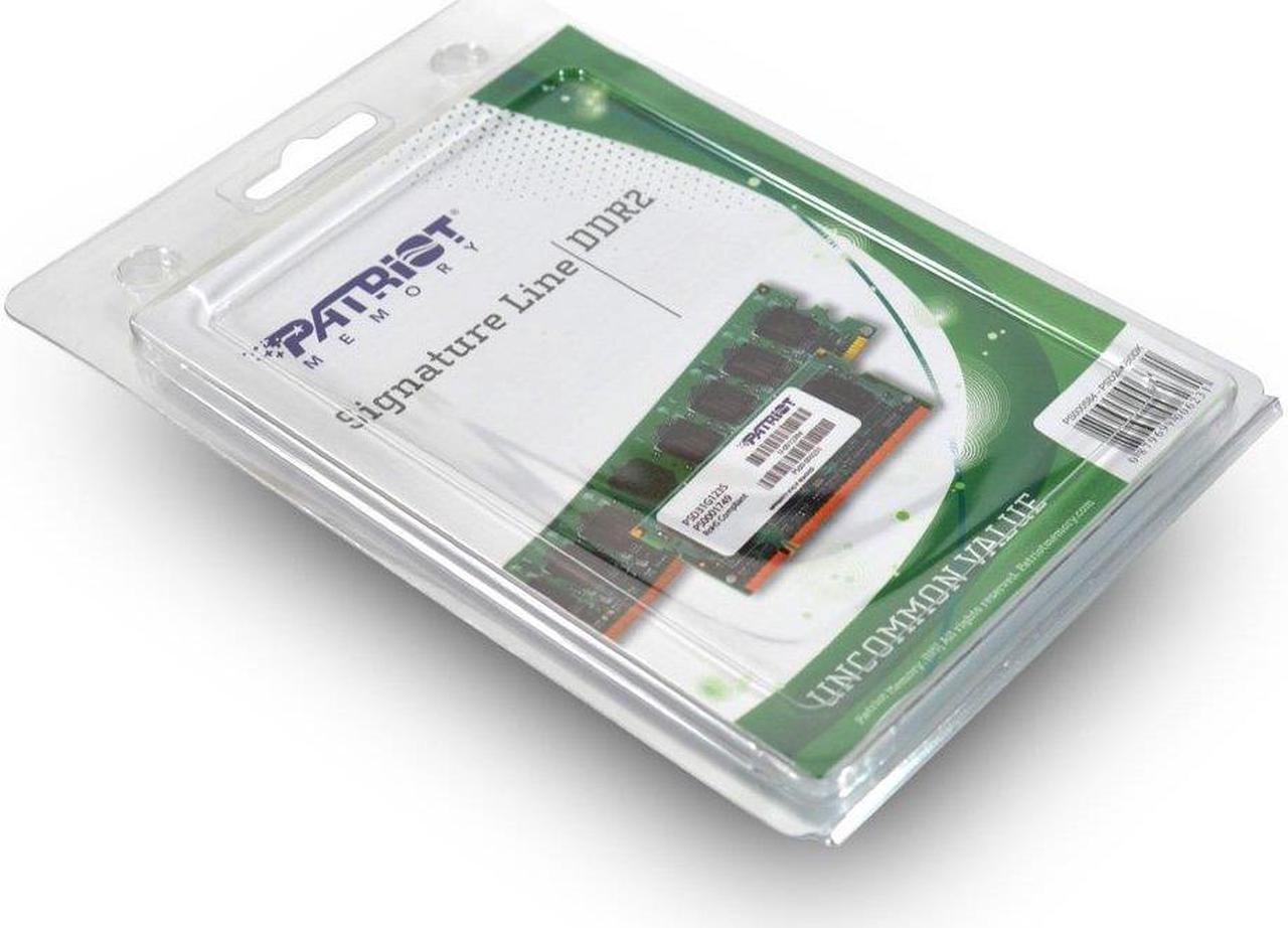 Alt view image 7 of 8 - Patriot Memory DDR2 8GB (2 x 4GB) PC2-6400 (800MHz) DIMM Kit - 8 GB - DDR2 SDRAM - 800 MHz DDR2-800/PC2-6400 - 1.80 V - Non-ECC - Unbuffered - 240-pin - DIMM