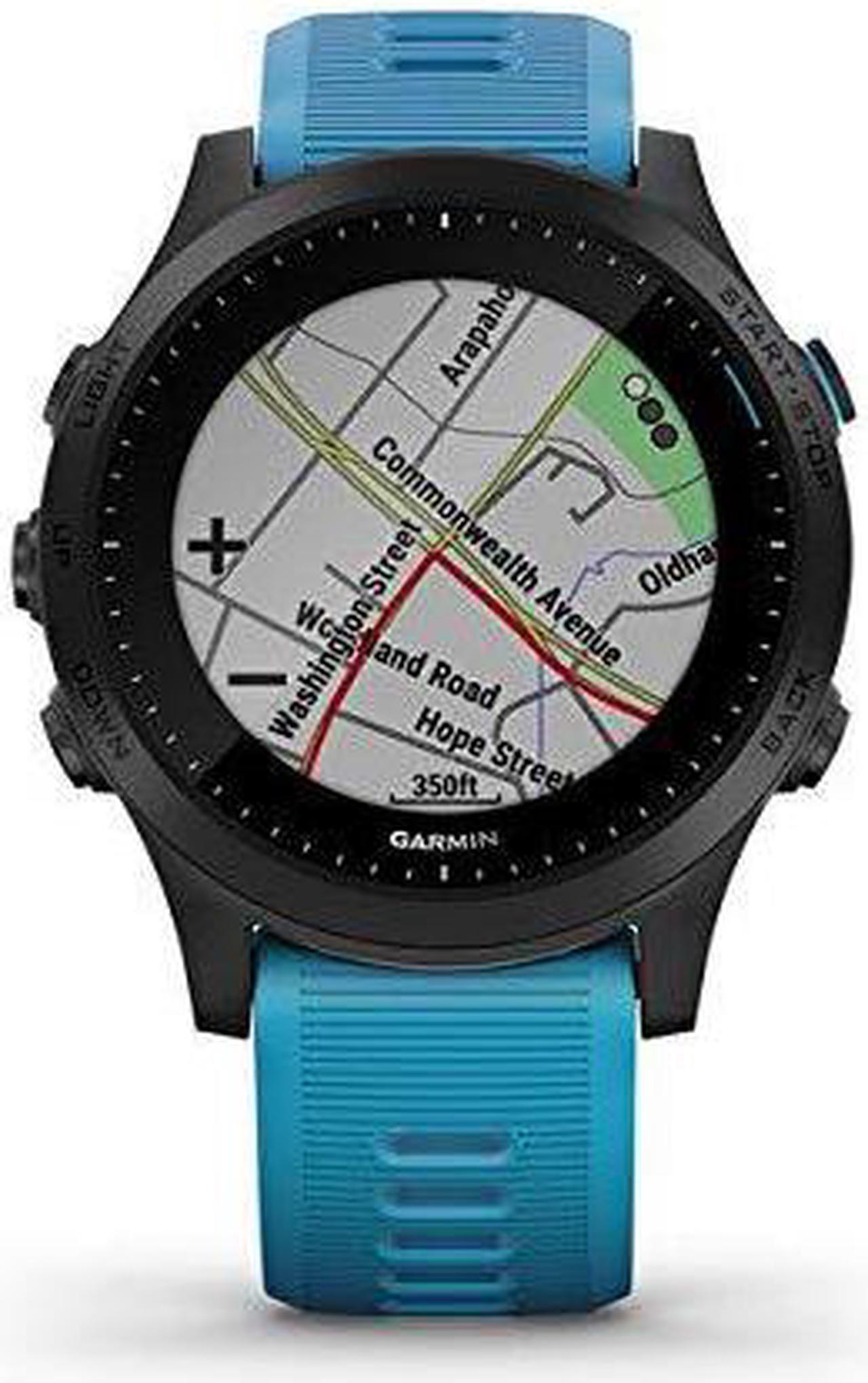 Alt view image 16 of 20 - Garmin Forerunner 945 Bundle, Premium GPS Running/Triathlon Smartwatch with Music, Blue