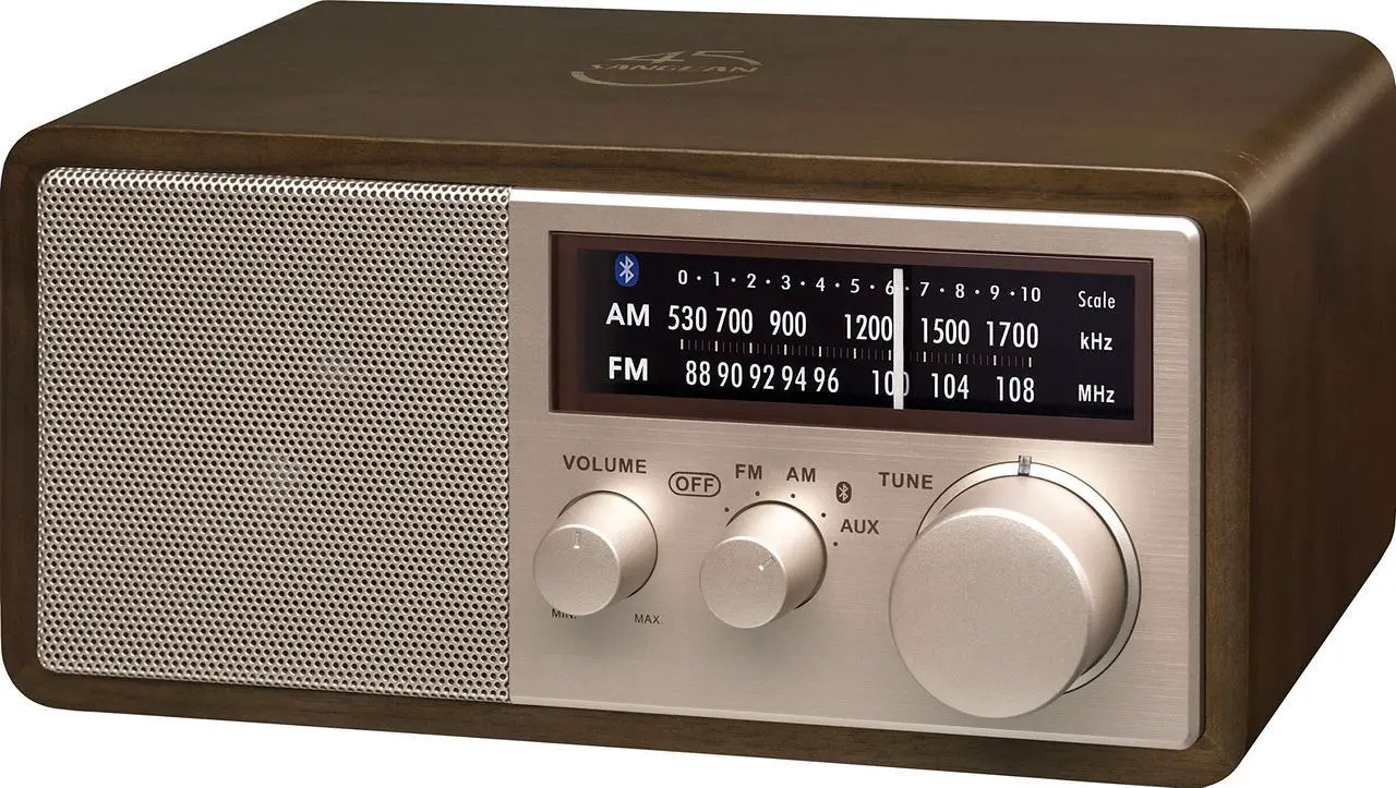 Alt view image 9 of 13 - Sangean - WR-16SE - Sangean WR-16SE WR-16 45th Anniversary Special Edition AM/FM Wooden Cabinet Radio with Bluetooth