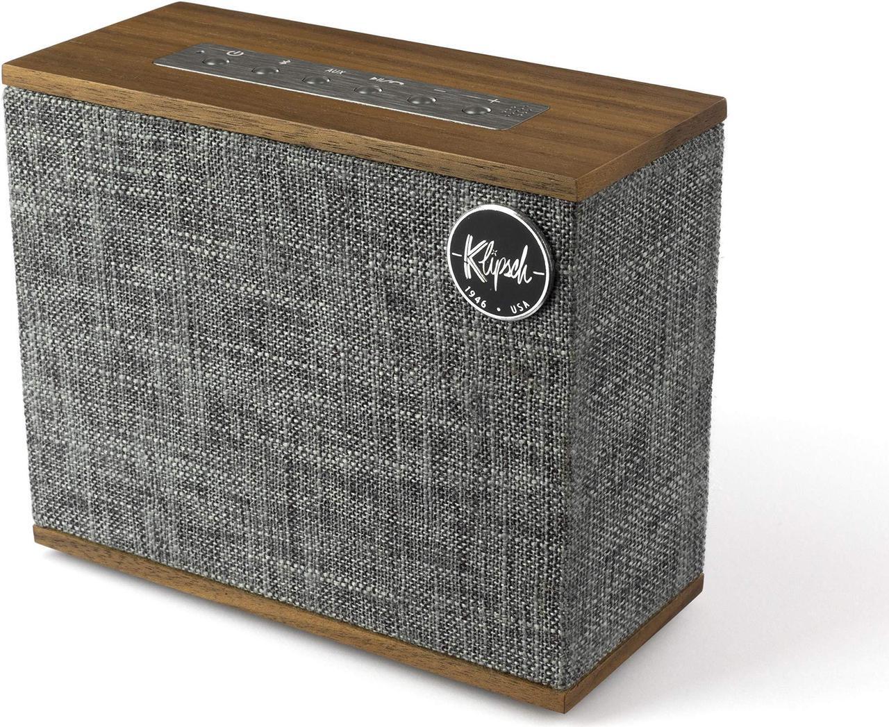 Alt view image 2 of 5 - klipsch heritage groove portable bluetooth speaker in walnut