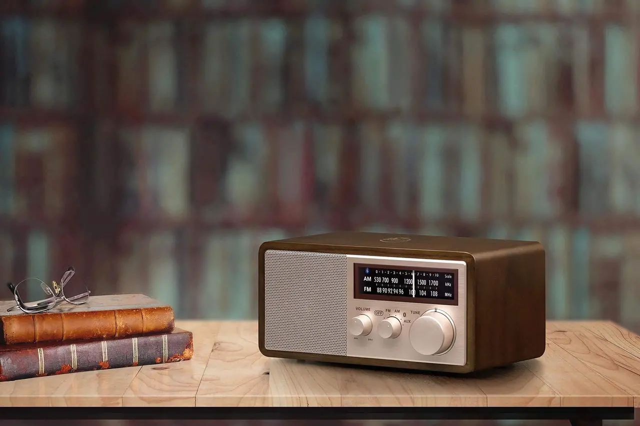 Alt view image 6 of 13 - Sangean - WR-16SE - Sangean WR-16SE WR-16 45th Anniversary Special Edition AM/FM Wooden Cabinet Radio with Bluetooth