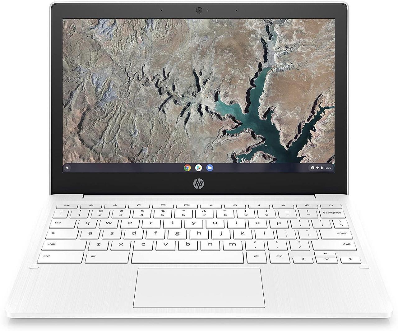 Alt view image 7 of 7 - HP Chromebook 11A-NA0021NR, 11.6" HD MediaTek MT8183 4GB RAM 32GB eMMC SnowWhite