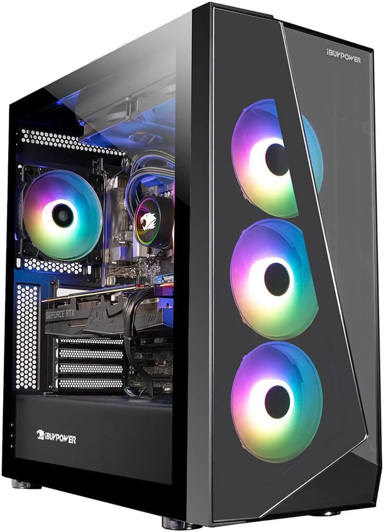 Alt view image 2 of 5 - iBUYPOWER Gaming Desktop - SlateMono307i - Intel i9-13900KF - NVIDIA RTX 4080 16GB - 32GB DDR5 5200Mhz - 2TB HDD + 1TB NVMe SSD