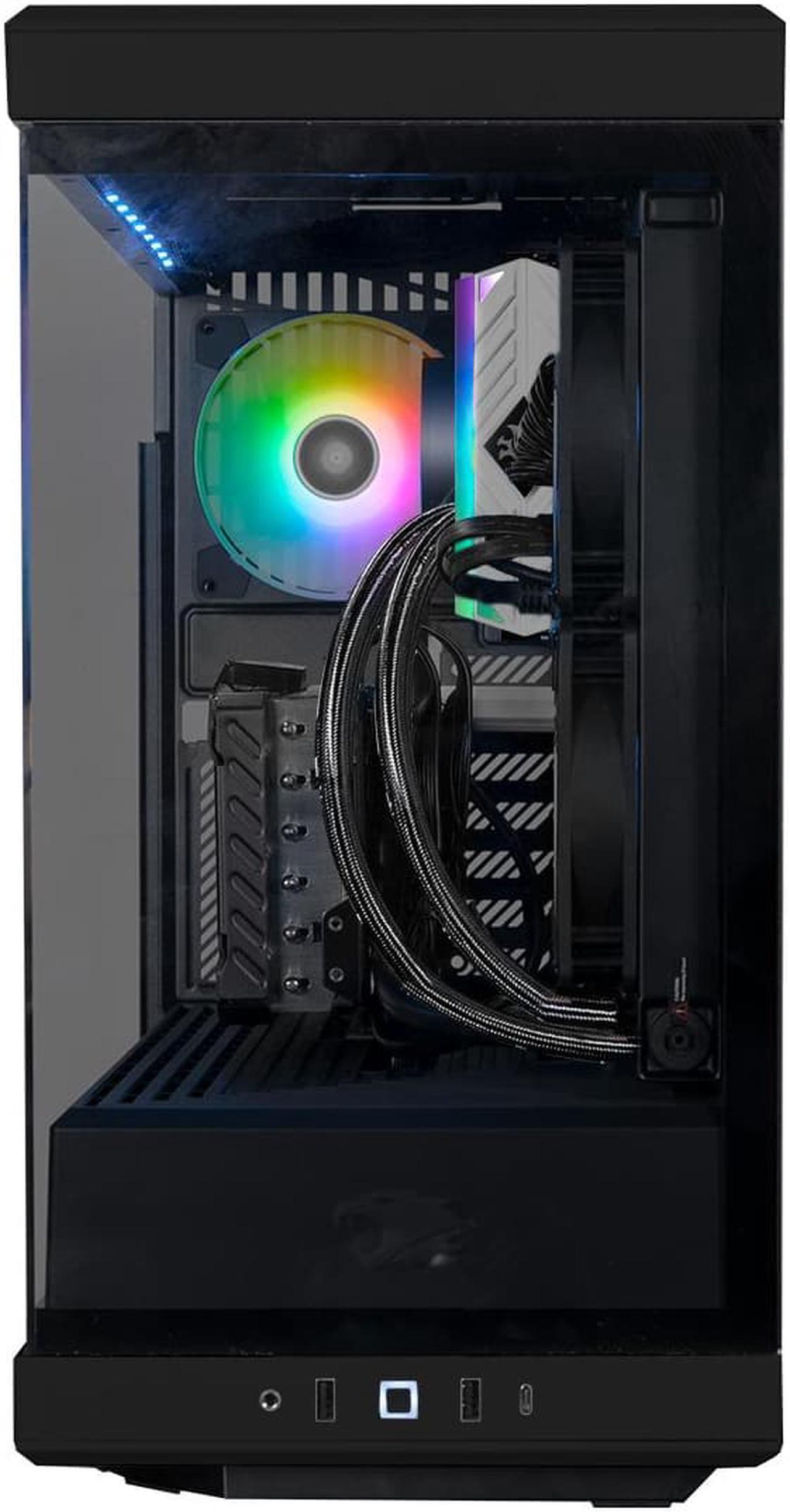 Alt view image 3 of 6 - iBUYPOWER Gaming PC Desktop Y40311A | AMD Ryzen 7 7700X 4.5 GHz (5.4 GHz Max Turbo) | GeForce RTX 4070 Ti 12 GB | 32GB 5200 MHz DDR5 RAM | 1TB NVMe + 1TB HDD | Windows 11 Home 64-bit