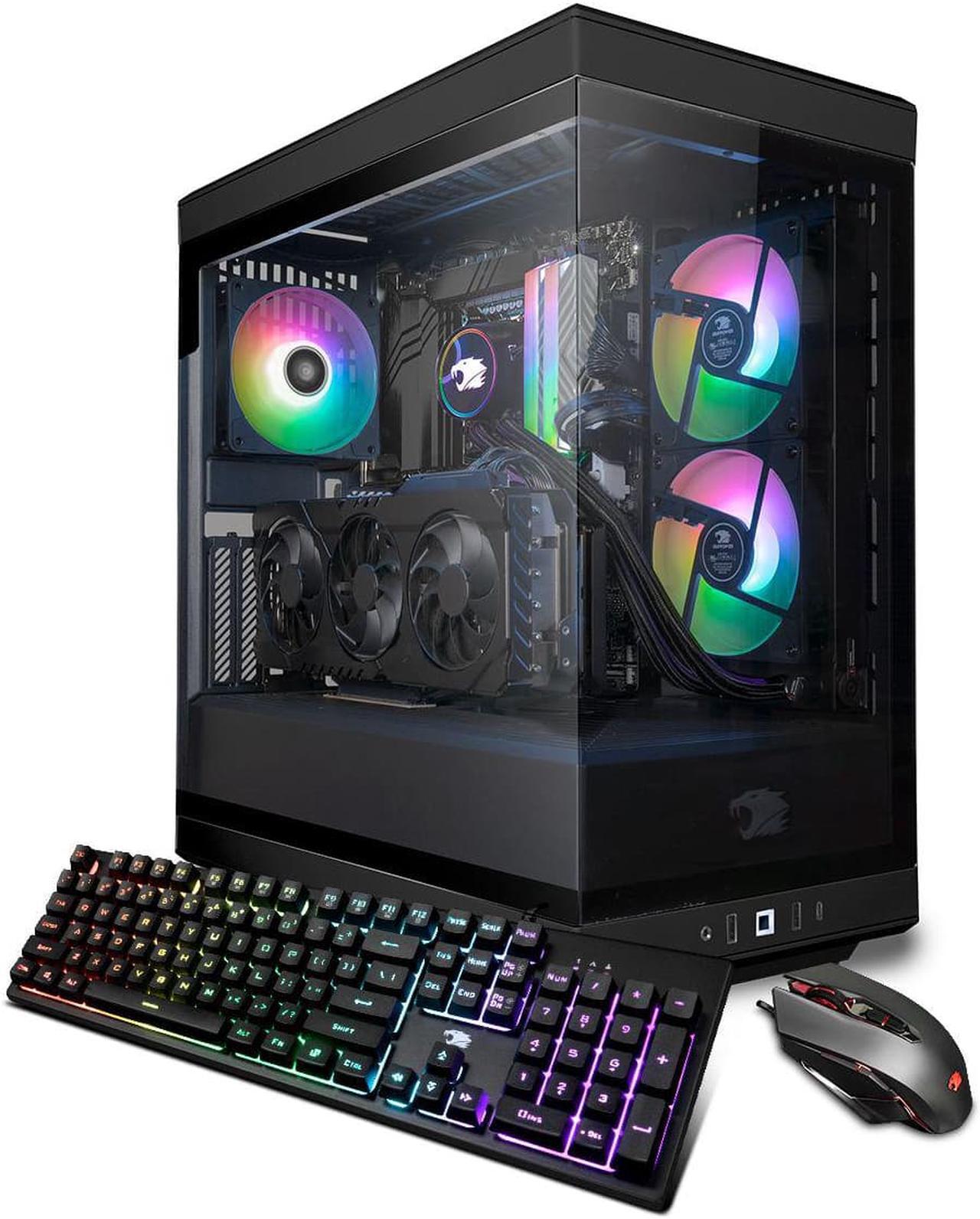 Main image of iBUYPOWER Gaming PC Desktop Y40311A | AMD Ryzen 7 7700X 4.5 GHz (5.4 GHz Max Turbo) | GeForce RTX 4070 Ti 12 GB | 32GB 5200 MHz DDR5 RAM | 1TB NVMe + 1TB HDD | Windows 11 Home 64-bit