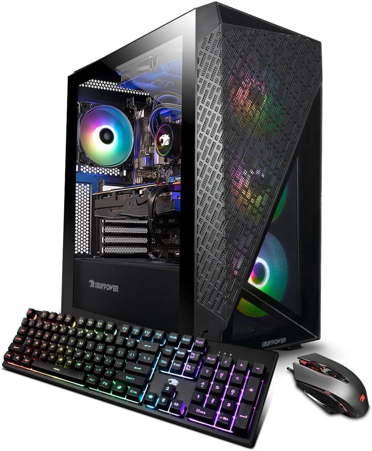 iBUYPOWER SlateMesh Gaming Desktop PC, AMD Ryzen 7 7700X, NVIDIA GeForce RTX 4070 12GB, 32GB DDR5 RAM, 2TB SSD, Windows 11, SlateMeshA7N4701