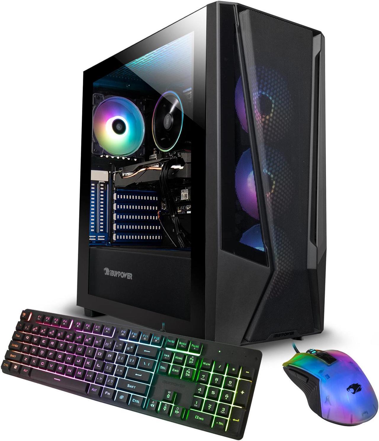 iBUYPOWER Trace Mesh Gaming Desktop - Intel Core i7 14700F, NVIDIA GeForce RTX 4060 Ti 8GB, 32GB DDR5 RGB RAM, 1TB NVMe SSD _TMI7N46T01