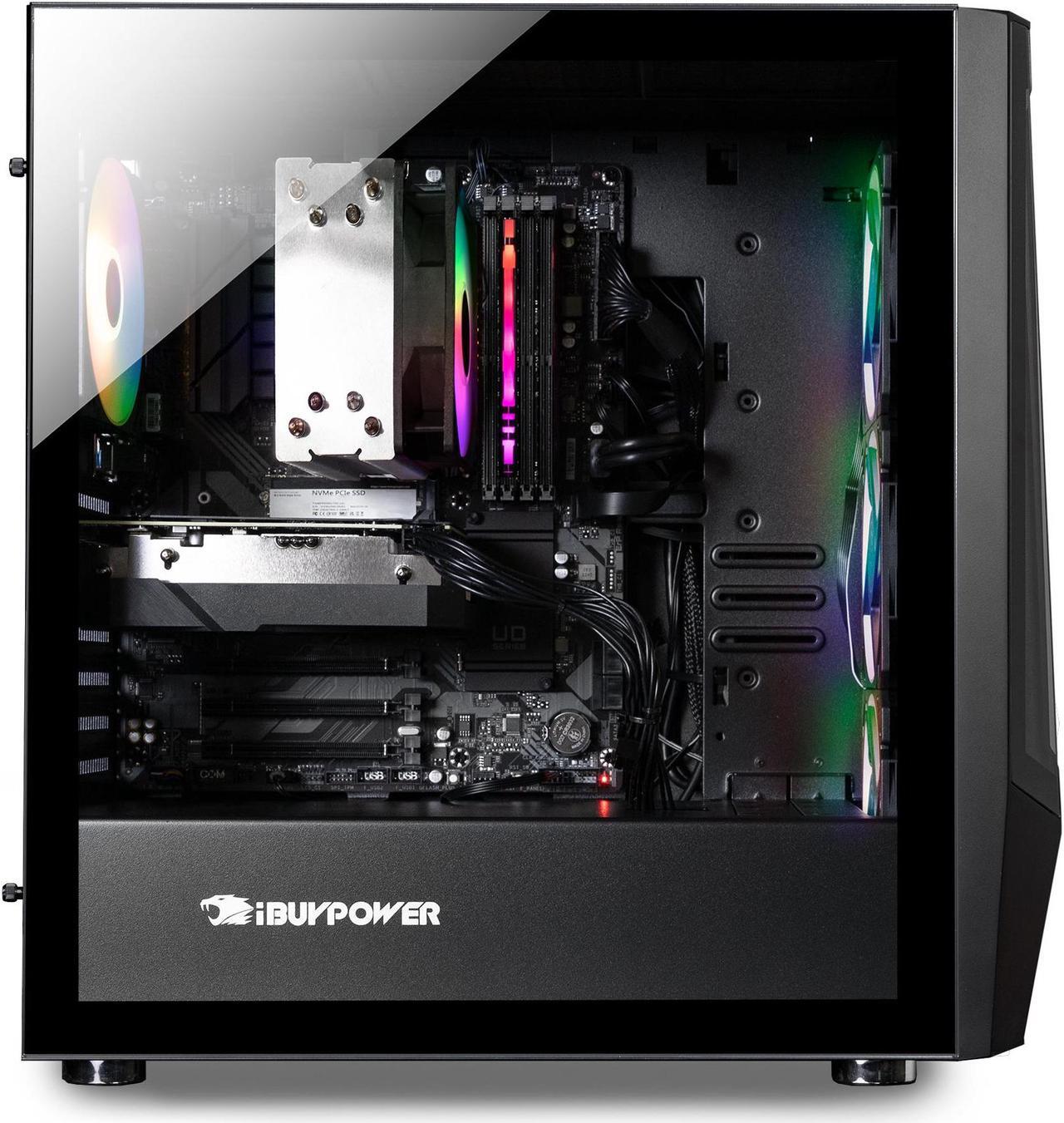 Alt view image 7 of 11 - iBUYPOWER TraceMesh Gaming Desktop PC, Intel i7-13700F, NVIDIA GeForce RTX 4060 8GB, 16GB DDR5 RAM, 1TB SSD, Windows 11, TraceMeshI7N4602