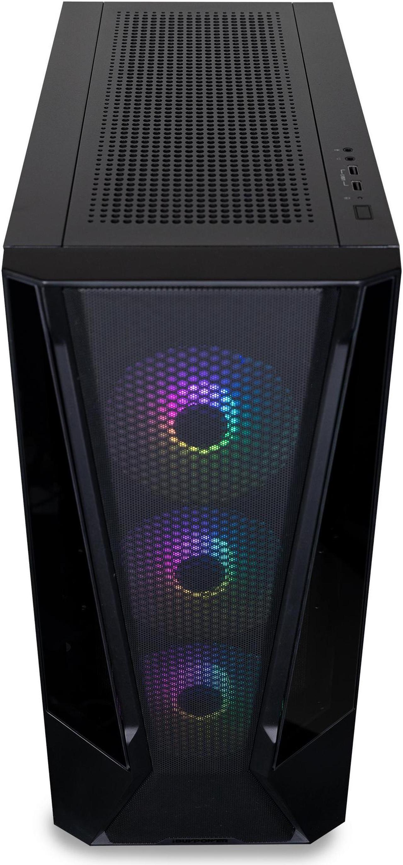 Alt view image 9 of 11 - iBUYPOWER TraceMesh Gaming Desktop PC, Intel i7-13700F, NVIDIA GeForce RTX 4060 8GB, 16GB DDR5 RAM, 1TB SSD, Windows 11, TraceMeshI7N4602