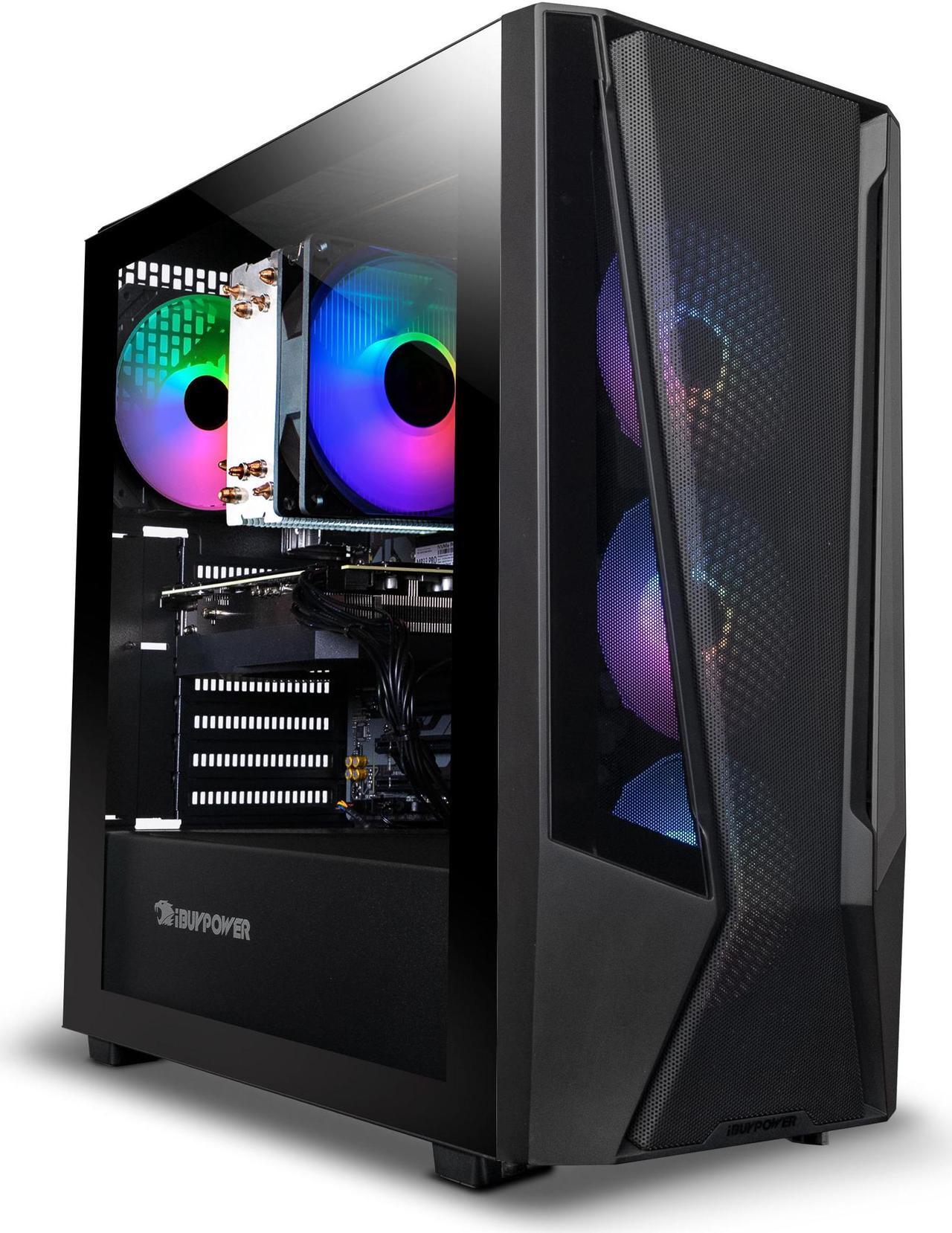 Alt view image 6 of 11 - iBUYPOWER TraceMesh Gaming Desktop PC, Intel i7-13700F, NVIDIA GeForce RTX 4060 8GB, 16GB DDR5 RAM, 1TB SSD, Windows 11, TraceMeshI7N4602