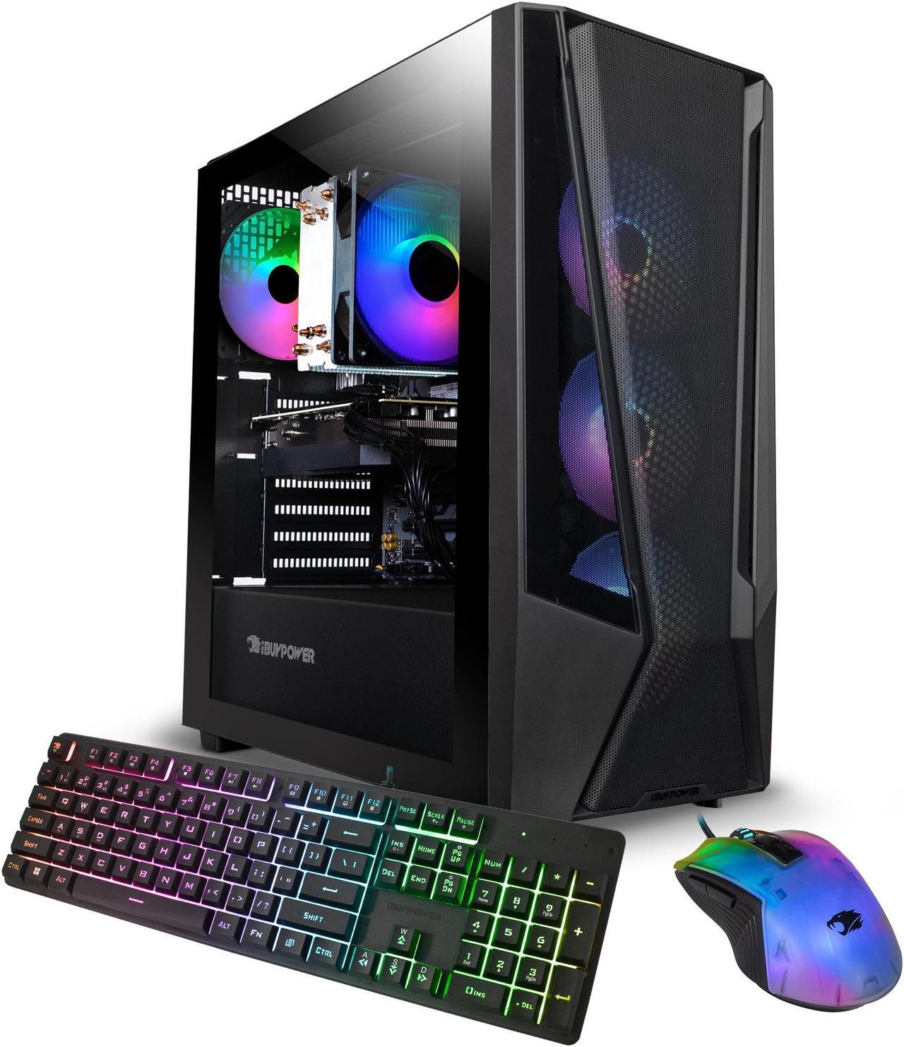 Alt view image 5 of 11 - iBUYPOWER TraceMesh Gaming Desktop PC, Intel i7-13700F, NVIDIA GeForce RTX 4060 8GB, 16GB DDR5 RAM, 1TB SSD, Windows 11, TraceMeshI7N4602