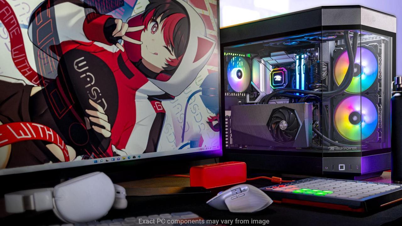 Alt view image 7 of 7 - iBUYPOWER Y60 Gaming Desktop - Intel Core i9 13900KF, NVIDIA GeForce RTX 4070 12GB, 32GB DDR5 RGB RAM, 1TB NVMe SSD _Y60BI9N4703