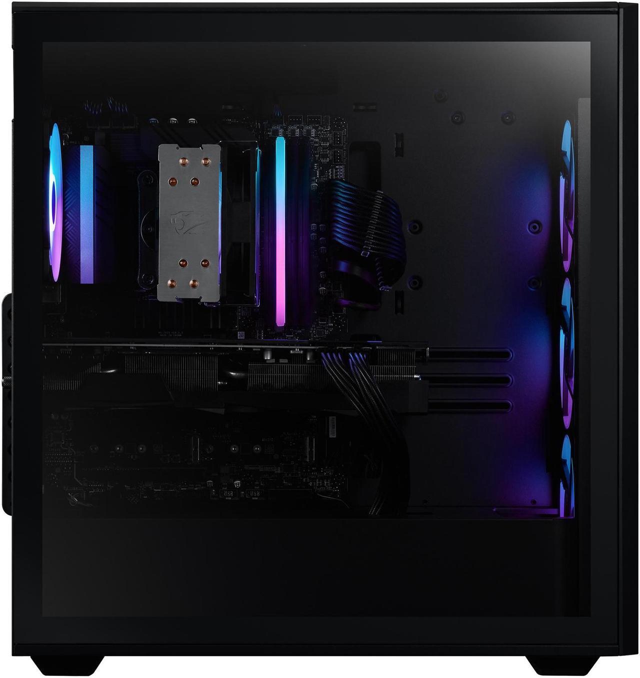 Alt view image 3 of 7 - iBUYPOWER Scale Gaming PC Desktop - AMD Ryzen 5 9600X - NVIDIA GeForce RTX 4060 8GB - 16GB DDR5 RGB - 1TB NVMe SSD - SCA5N4601