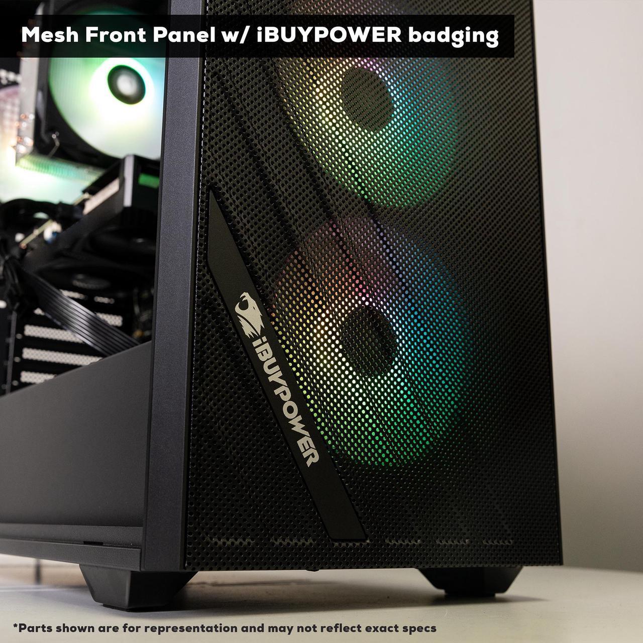 Alt view image 5 of 7 - iBUYPOWER Scale Gaming PC Desktop - AMD Ryzen 5 9600X - NVIDIA GeForce RTX 4060 8GB - 16GB DDR5 RGB - 1TB NVMe SSD - SCA5N4601