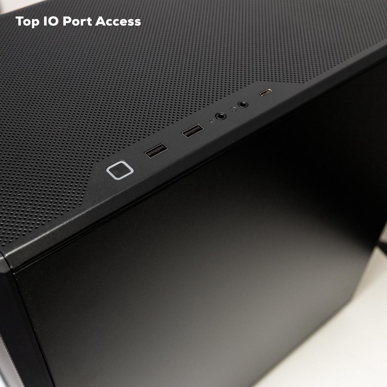 Alt view image 7 of 7 - iBUYPOWER Scale Gaming PC Desktop - AMD Ryzen 5 9600X - NVIDIA GeForce RTX 4060 8GB - 16GB DDR5 RGB - 1TB NVMe SSD - SCA5N4601