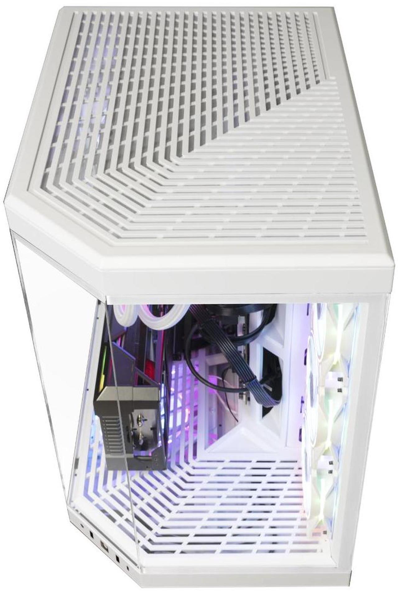Alt view image 5 of 6 - iBUYPOWER Y70 Snow White Gaming PC Desktop - AMD Ryzen 9 9900X - NVIDIA GeForce RTX 5070Ti 16GB - 64GB DDR5 RGB - 1TB NVMe SSD - Y70WA9N57T01