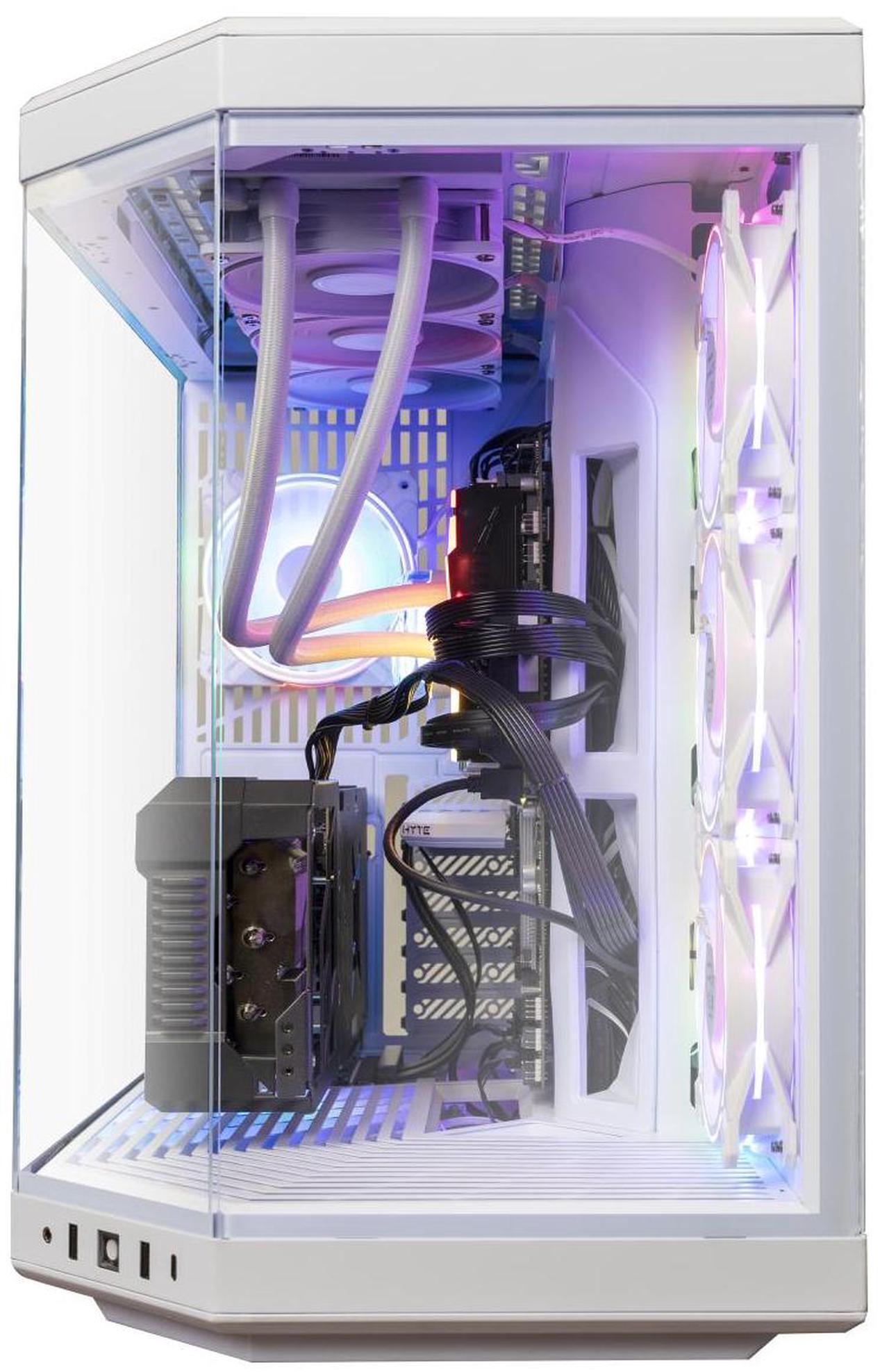 Alt view image 4 of 6 - iBUYPOWER Y70 Snow White Gaming PC Desktop - AMD Ryzen 9 9900X - NVIDIA GeForce RTX 5070Ti 16GB - 64GB DDR5 RGB - 1TB NVMe SSD - Y70WA9N57T01