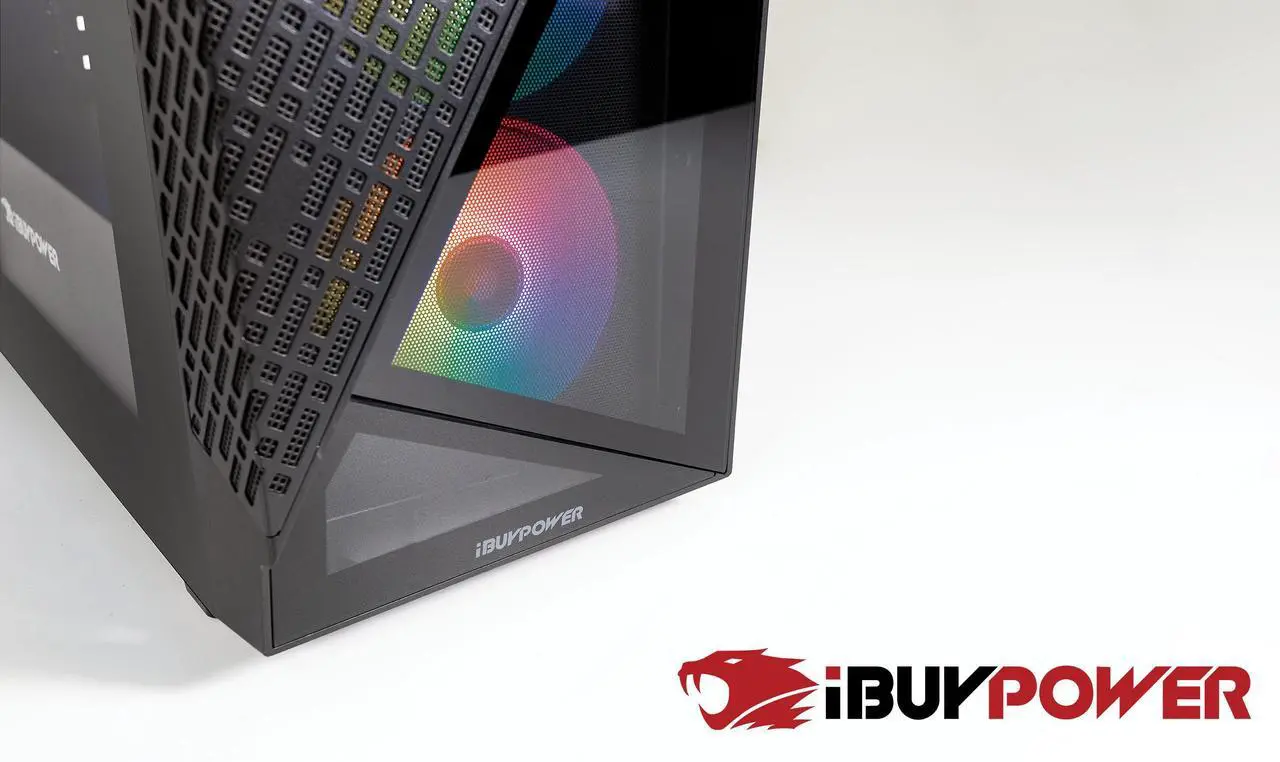 Alt view image 7 of 7 - iBUYPOWER Slate 6 MESH Gaming PC Desktop - AMD Ryzen 5 7600 - NVIDIA GeForce RTX 4060 8GB - 16GB DDR5 RGB - 500GB NVMe SSD - SlateMeshA5N4601