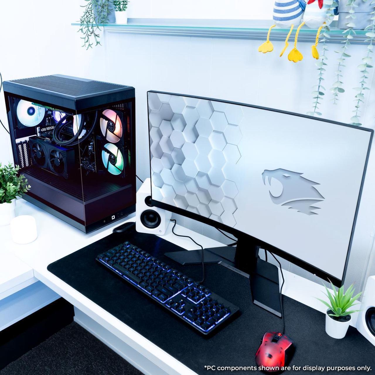 Alt view image 3 of 7 - iBUYPOWER Y40 PRO Black Gaming PC Desktop - AMD Ryzen 7 9700X - NVIDIA GeForce RTX 5070Ti 16GB - 32GB DDR5 RGB - 1TB NVMe SSD - Y40BA7N57T02