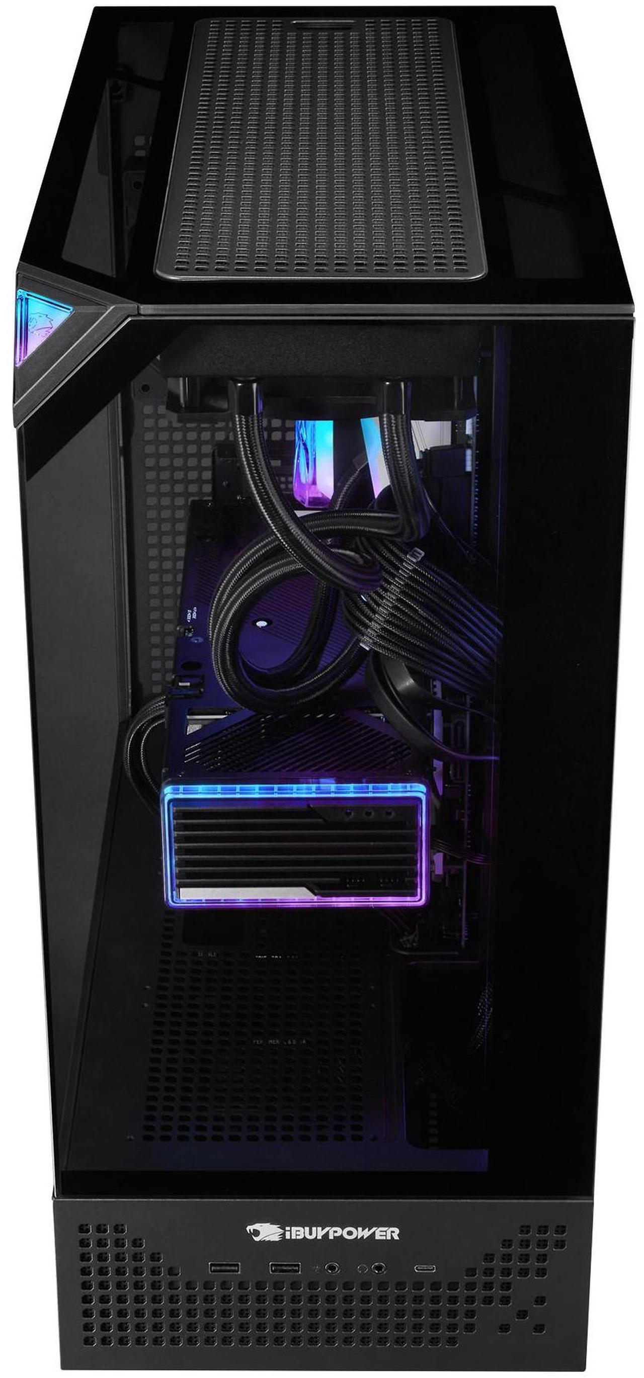 Alt view image 3 of 7 - iBUYPOWER Element 9 Black Gaming PC Desktop - Intel Core Ultra 9 285K - NVIDIA GeForce RTX 5070Ti 16GB - 32GB DDR5 RGB - 2TB NVMe SSD - EBI9N57T01