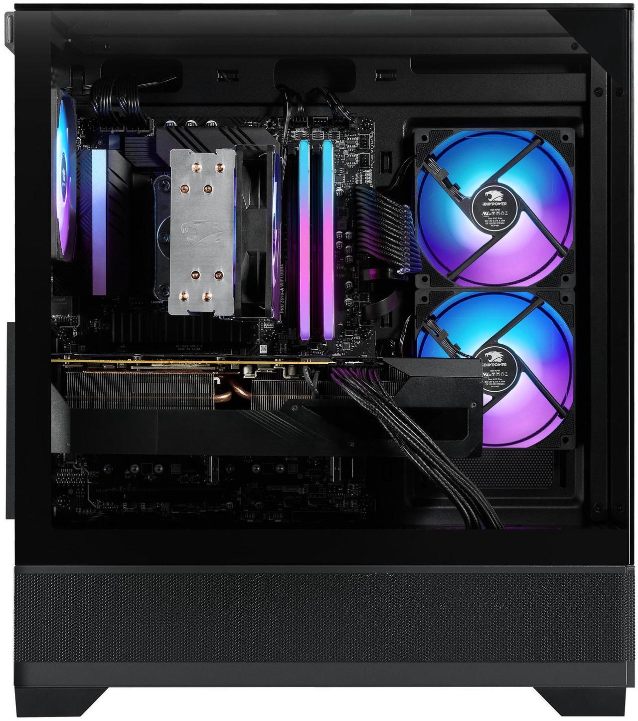 Alt view image 2 of 7 - iBUYPOWER Element SE Gaming PC Desktop - AMD Ryzen 5 5500 - NVIDIA GeForce RTX 5060 8GB - 16GB DDR4 - 1TB NVMe SSD - ESA5N5601