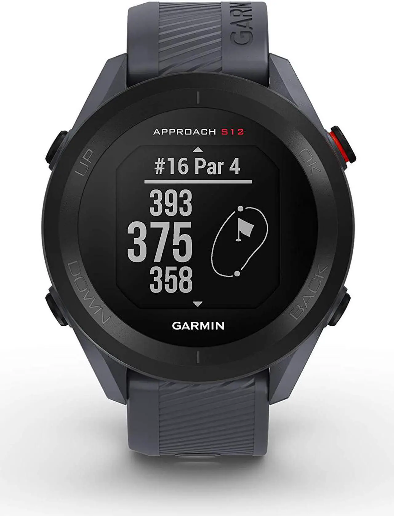 Main image of Garmin Approach S12, Easy-to-Use GPS Golf Watch, 42k+ Preloaded Courses, Granite Blue, 010-02472-01